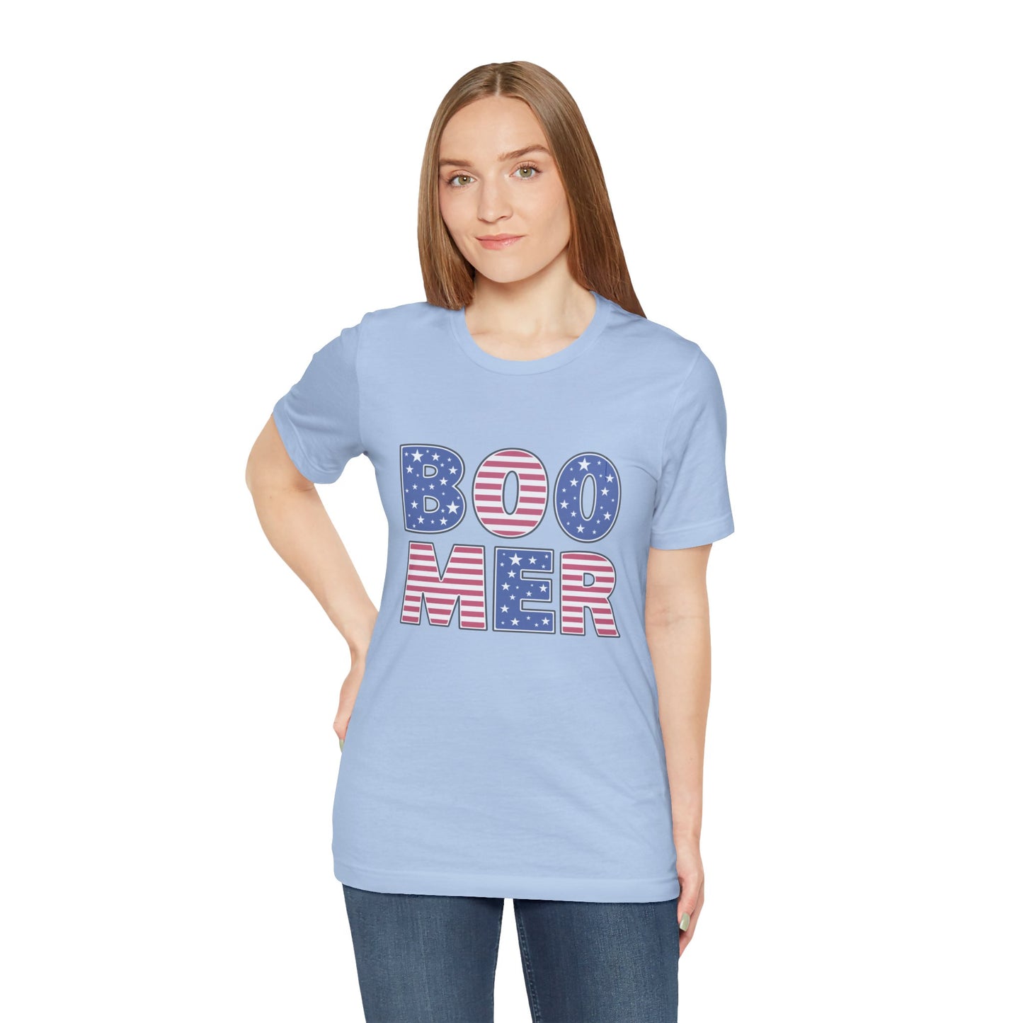 Patriotic Boomer Unisex Jersey Short Sleeve Tee