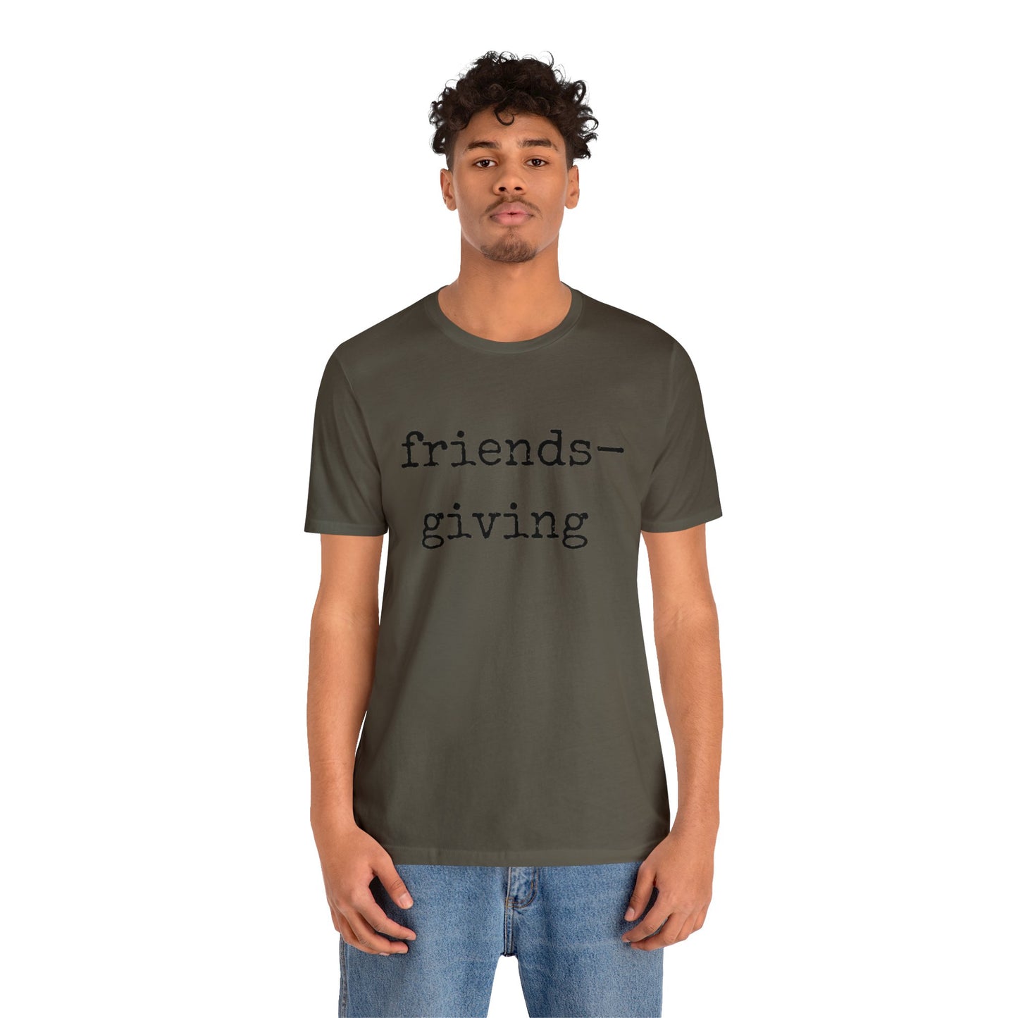 Friendsgiving Unisex Jersey Short Sleeve Tee