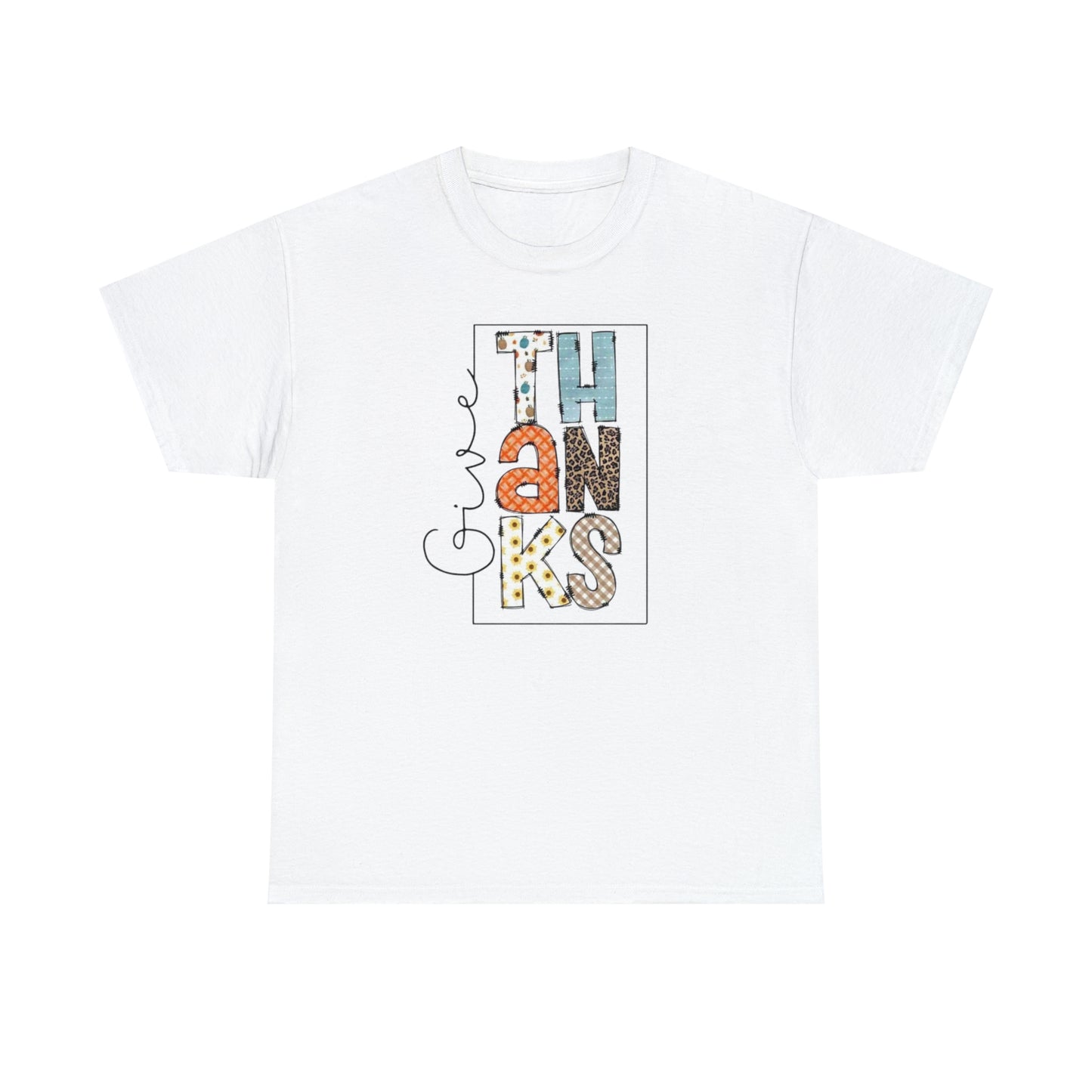 Give Thanks Unisex Heavy Cotton Tee