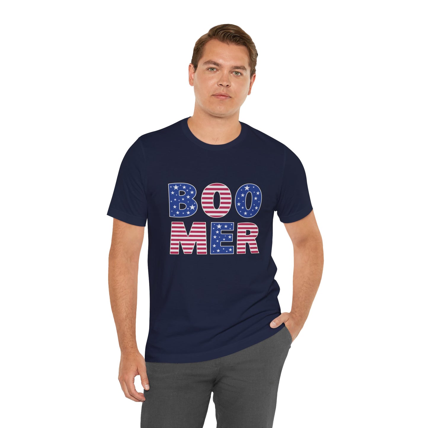 Patriotic Boomer Unisex Jersey Short Sleeve Tee