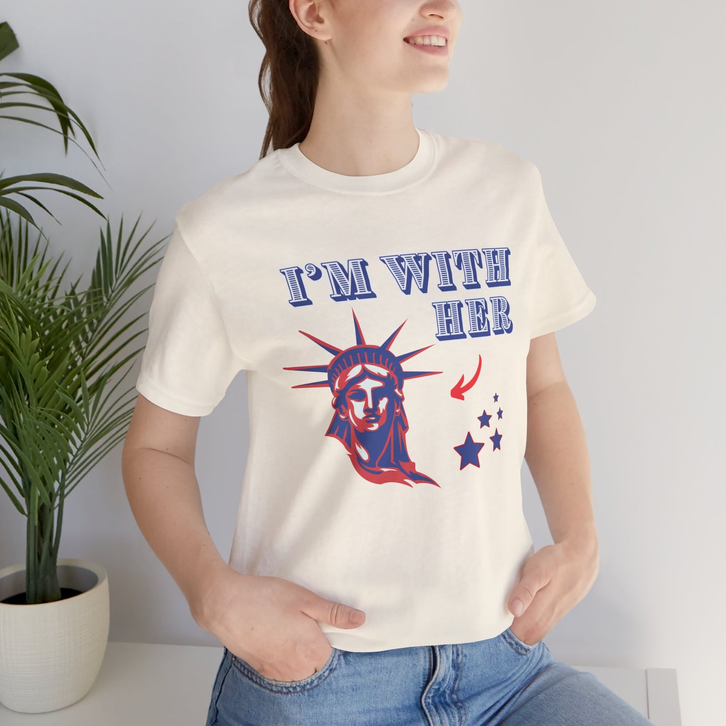 I’m With Her Unisex Jersey Short Sleeve Tee