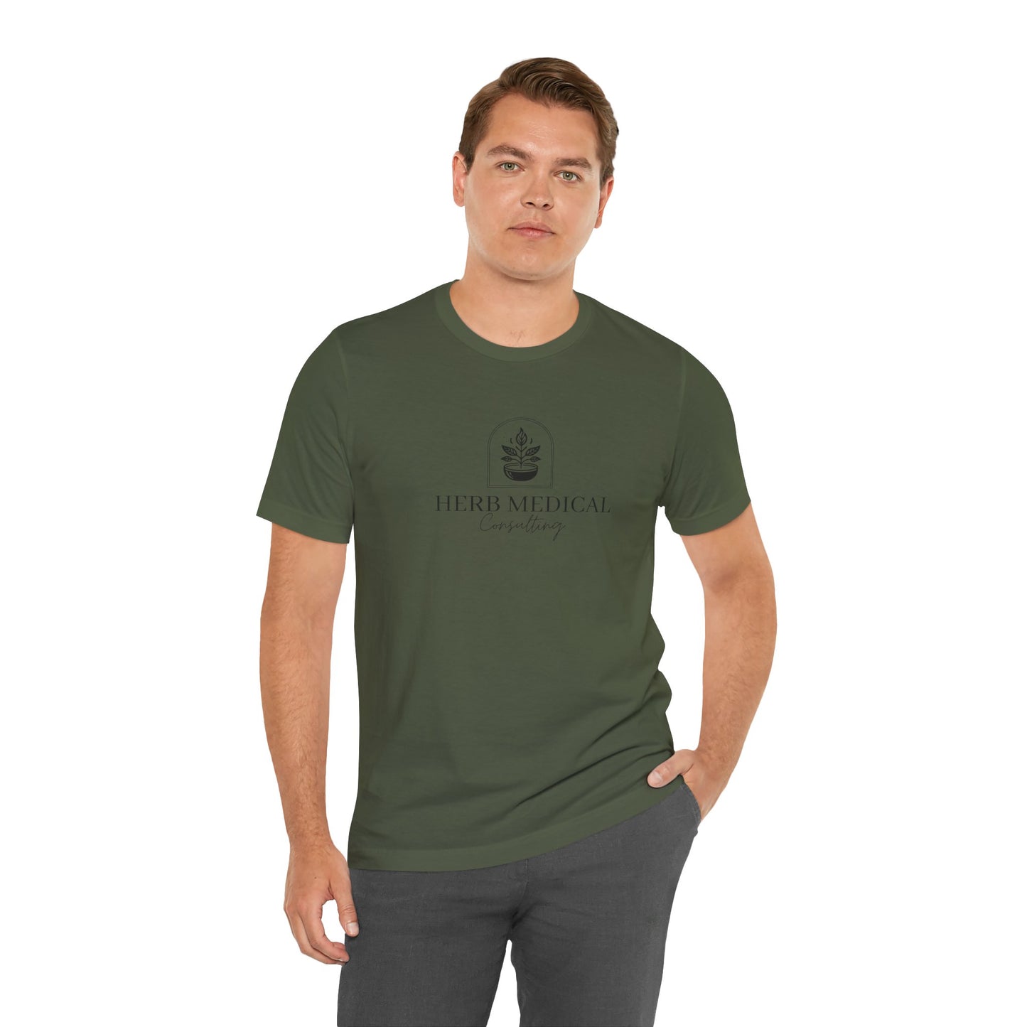 Herb Medical Consulting Unisex Jersey Short Sleeve Tee