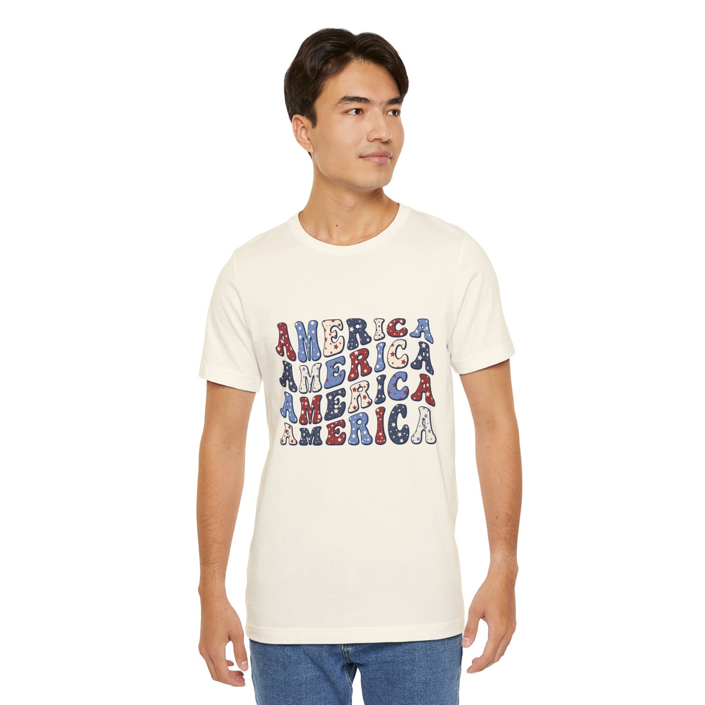 America America Unisex Jersey Short Sleeve Tee