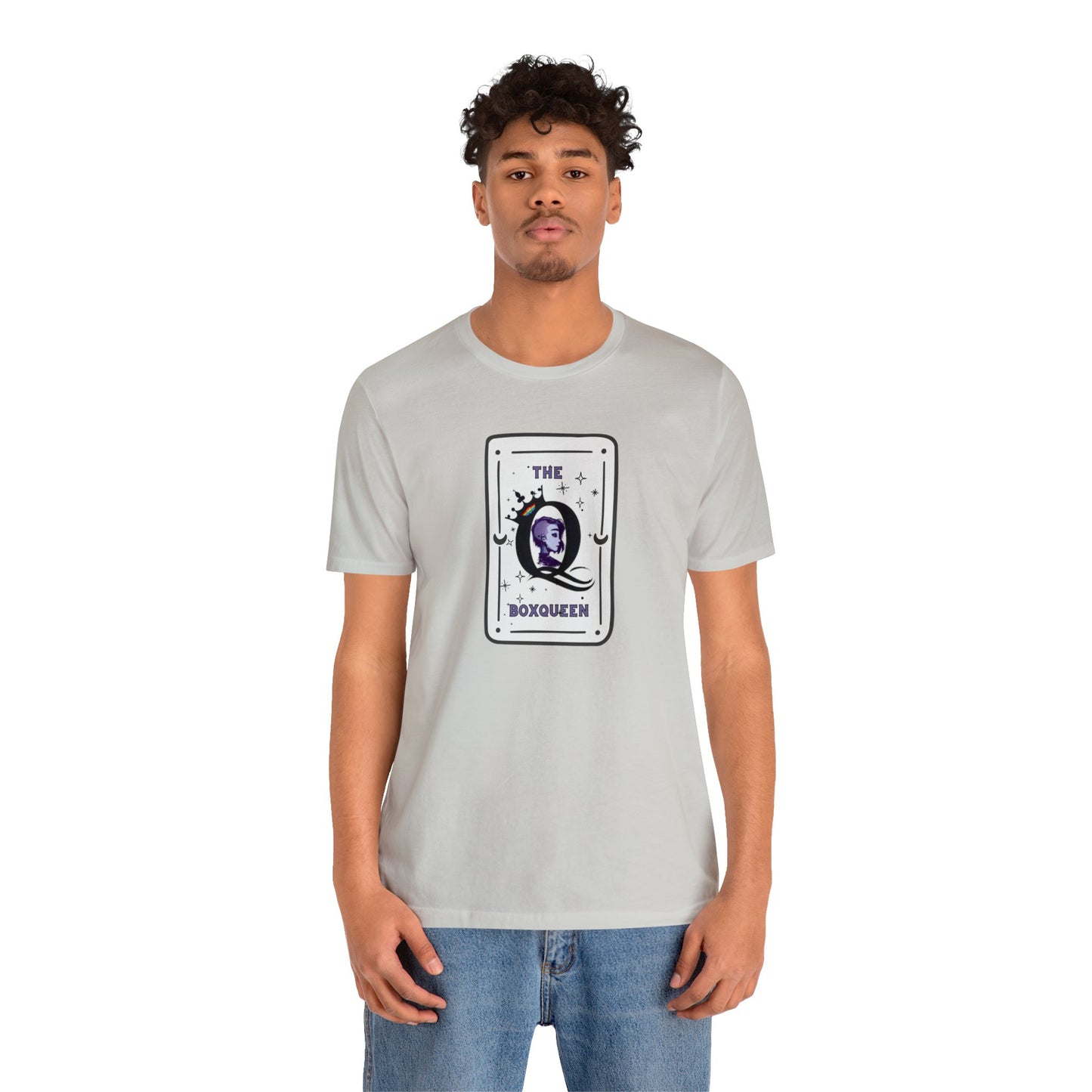 The BoxQueen Tarot Card Unisex Jersey Short Sleeve Tee