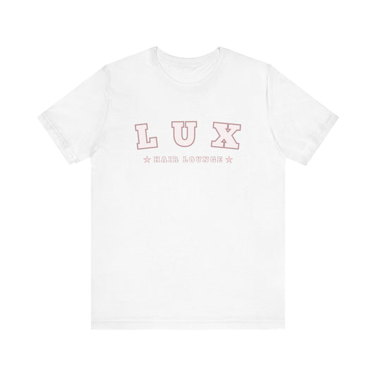 LUX Hair Lounge Unisex Jersey Short Sleeve Tee