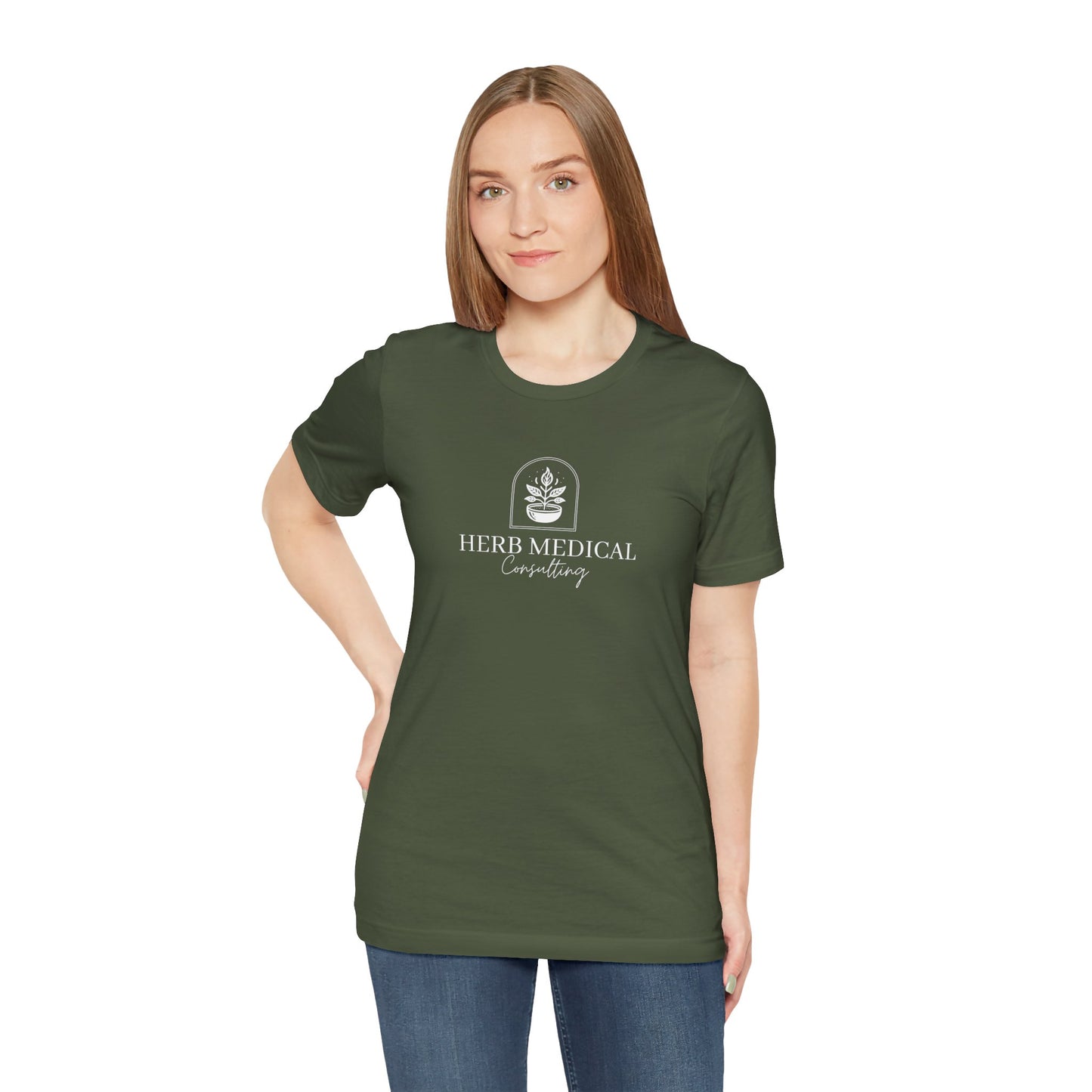 Herb Medical Consulting Unisex Jersey Short Sleeve Tee