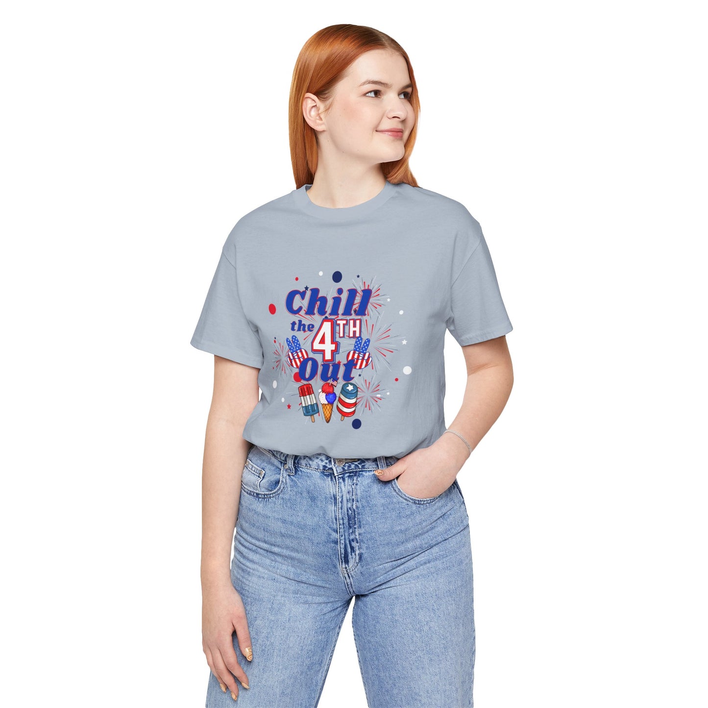 Chill the 4th Out Unisex Jersey Short Sleeve Tee