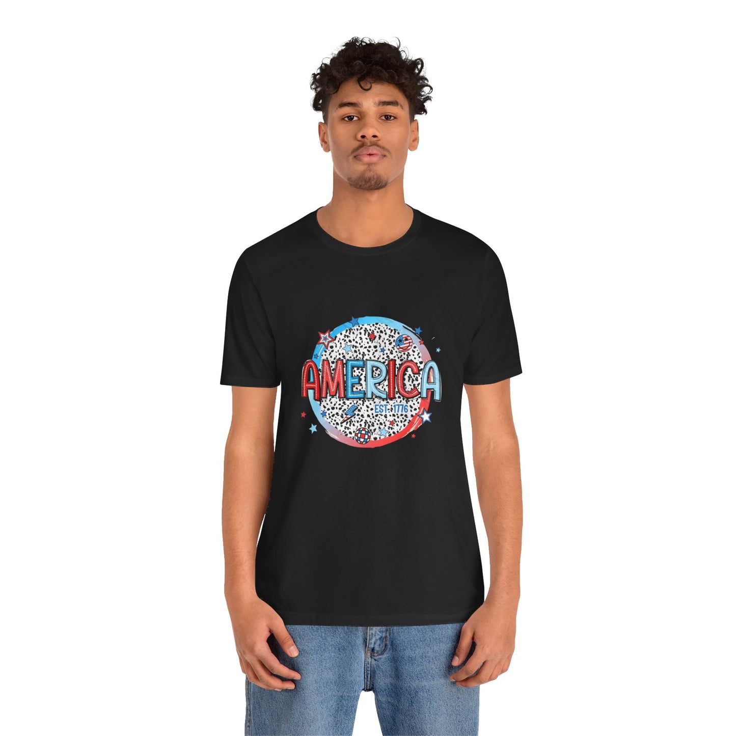 America Est 1776 Unisex Jersey Short Sleeve Tee