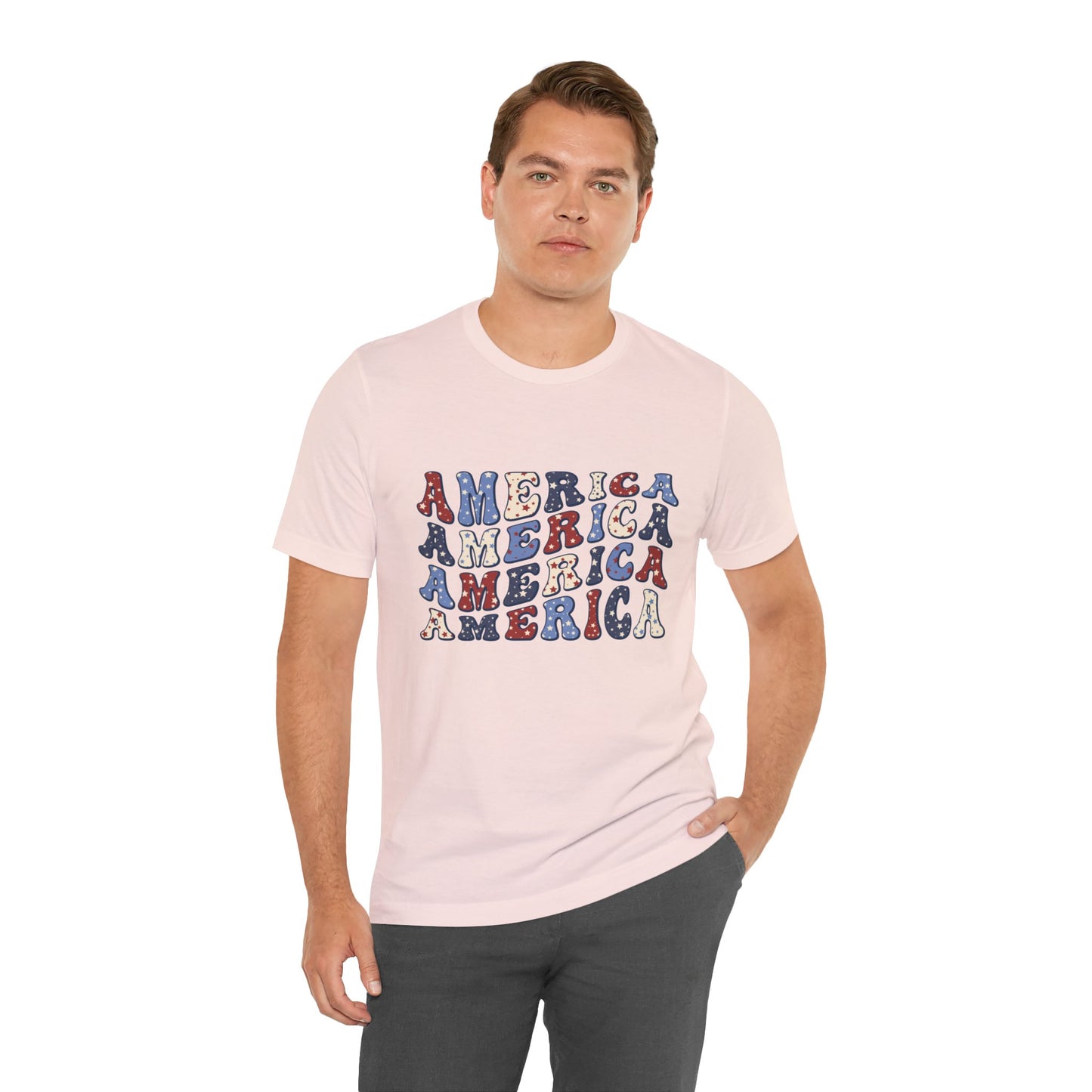 America America Unisex Jersey Short Sleeve Tee