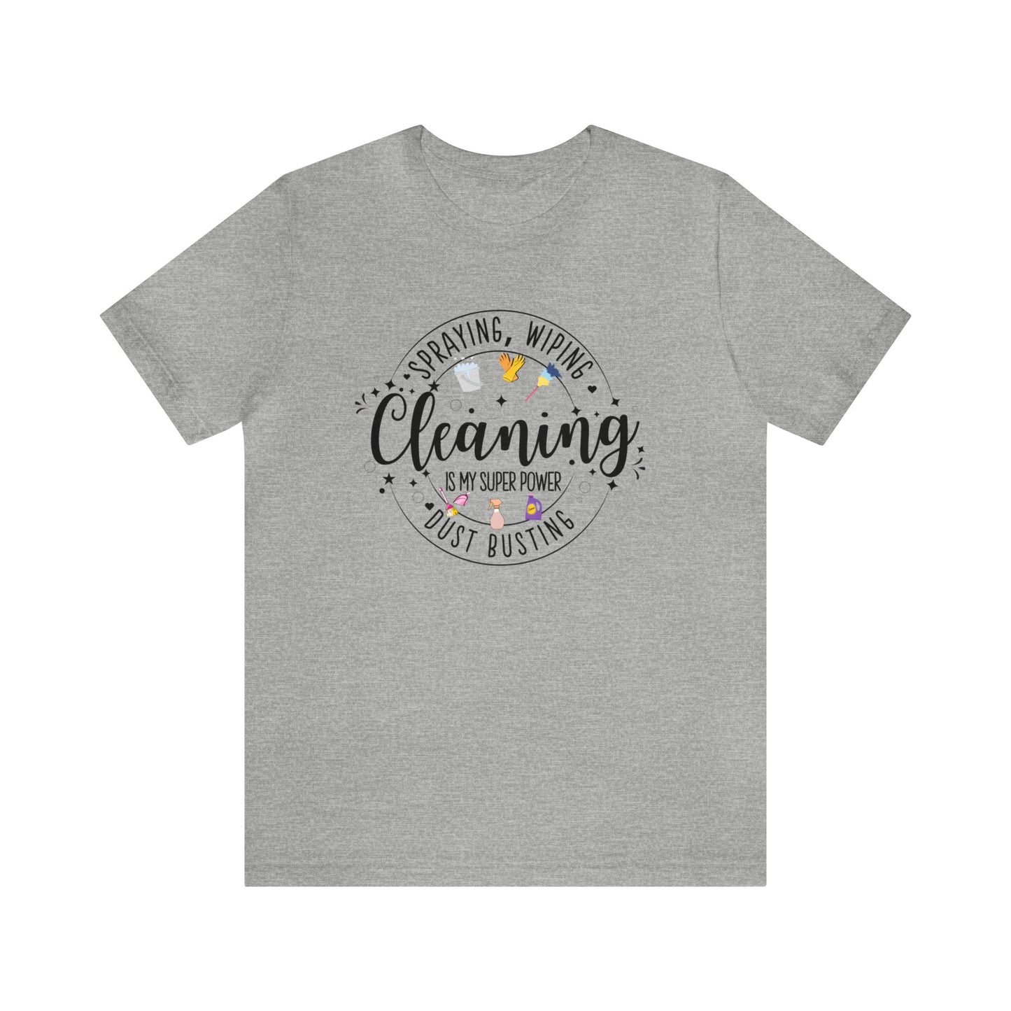 Cleaning Is My Superpower Unisex Jersey Short Sleeve Tee