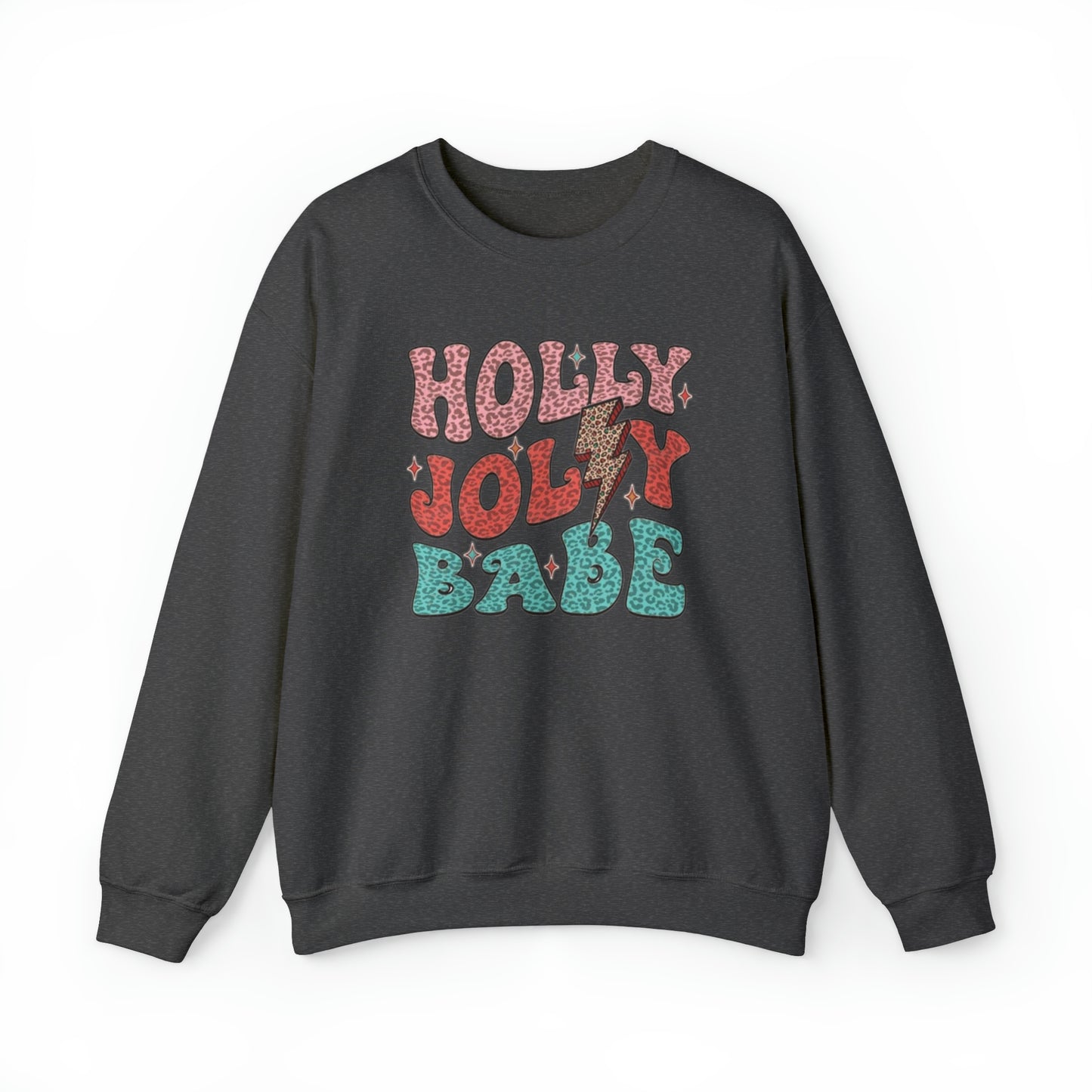 Holly Jolly Babe Unisex Heavy Blend™ Crewneck Sweatshirt