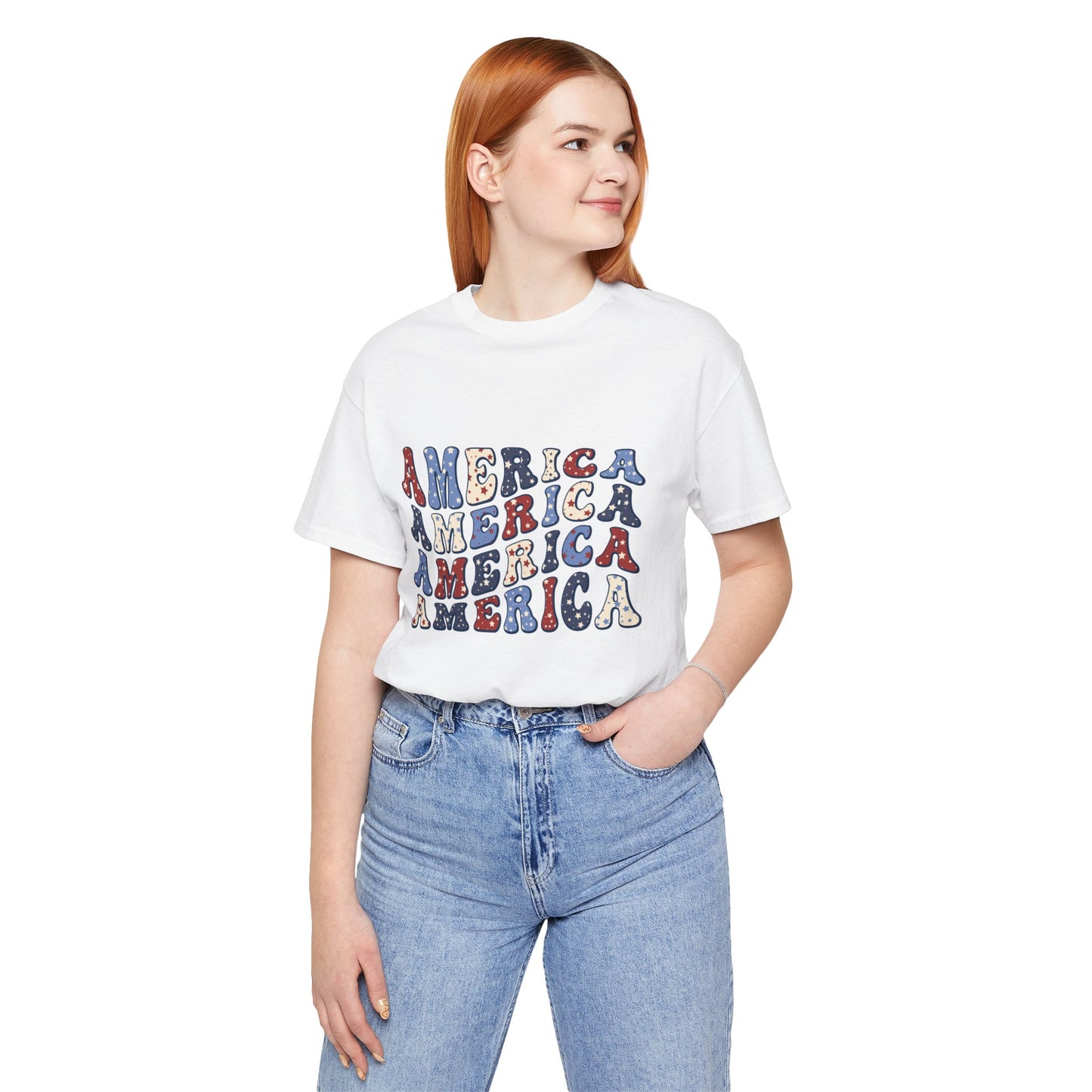 America America Unisex Jersey Short Sleeve Tee