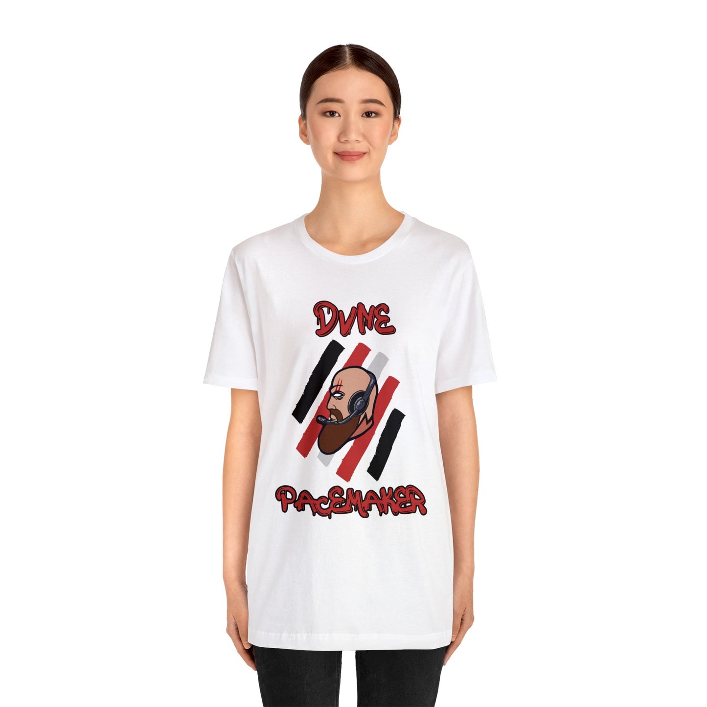 DVNE PaceMaker (stripes) Unisex Jersey Short Sleeve Tee