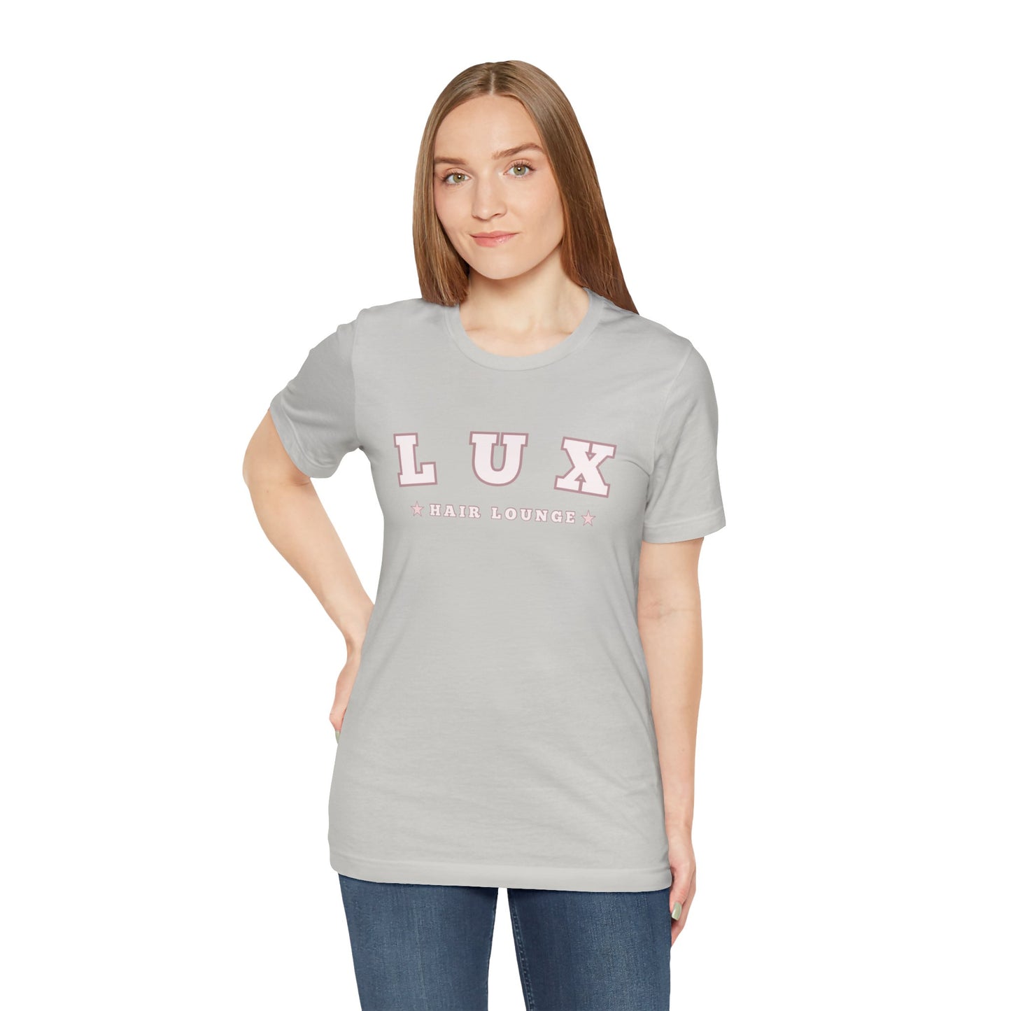 LUX Hair Lounge Unisex Jersey Short Sleeve Tee