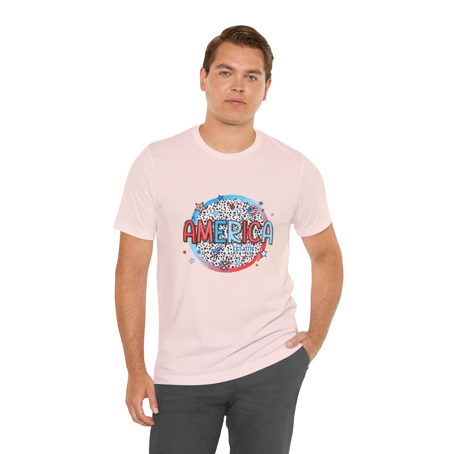 America Est 1776 Unisex Jersey Short Sleeve Tee