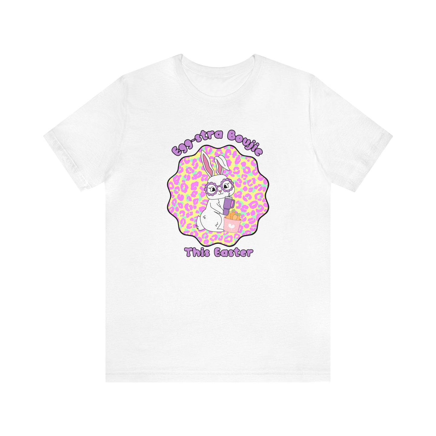 Egg-stra Boujie This Easter Unisex Jersey Short Sleeve Tee