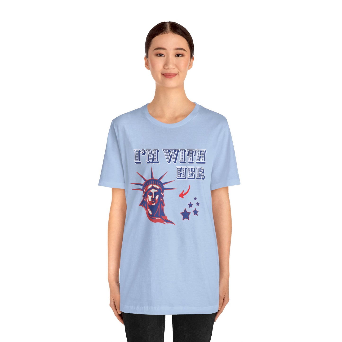 I’m With Her Unisex Jersey Short Sleeve Tee