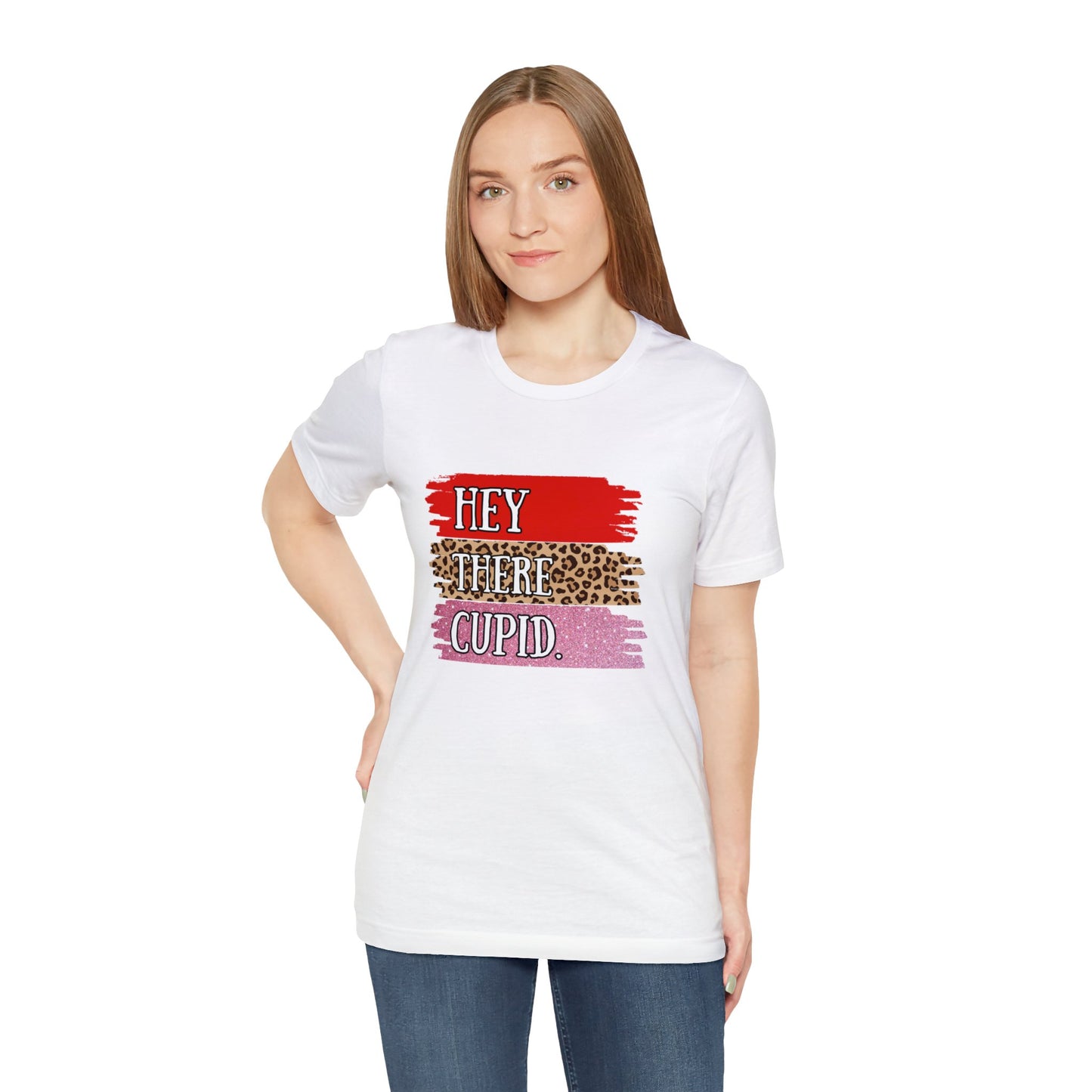 Hey There Cupid Unisex Jersey Short Sleeve Tee