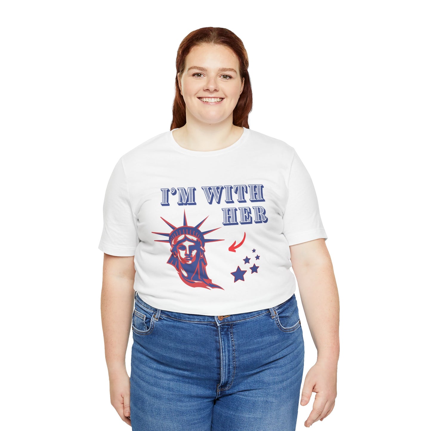 I’m With Her Unisex Jersey Short Sleeve Tee