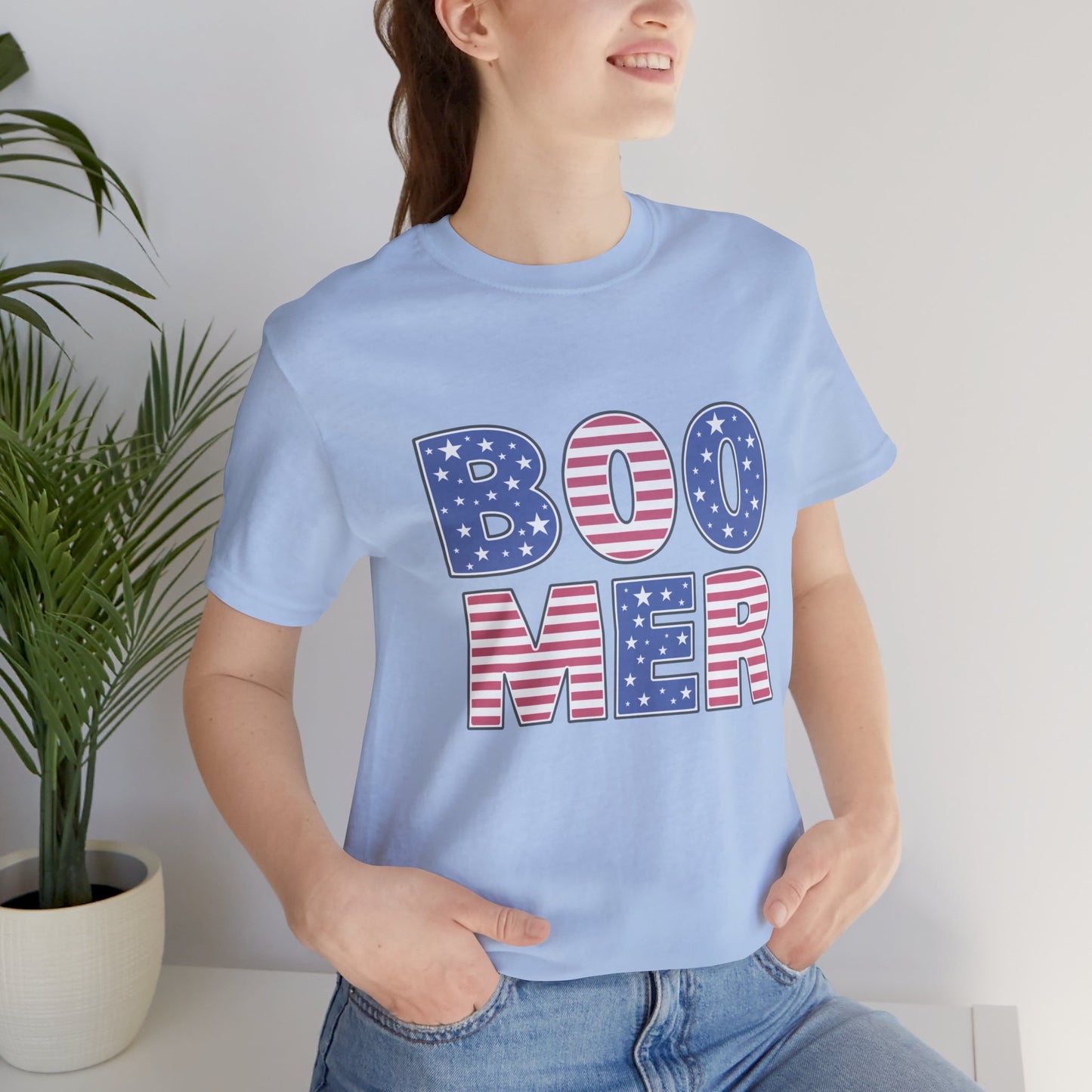 Patriotic Boomer Unisex Jersey Short Sleeve Tee