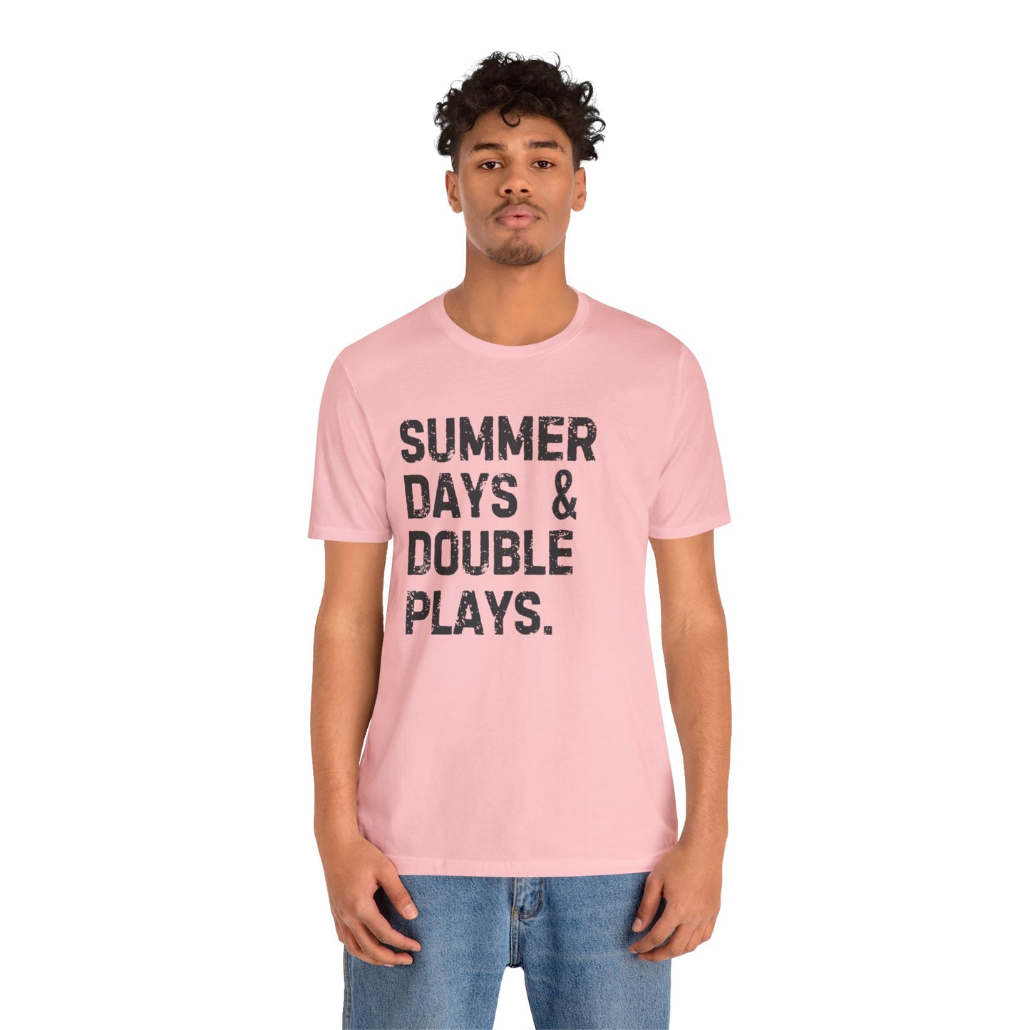 Summer Days & Double Plays Unisex Jersey Short Sleeve Tee