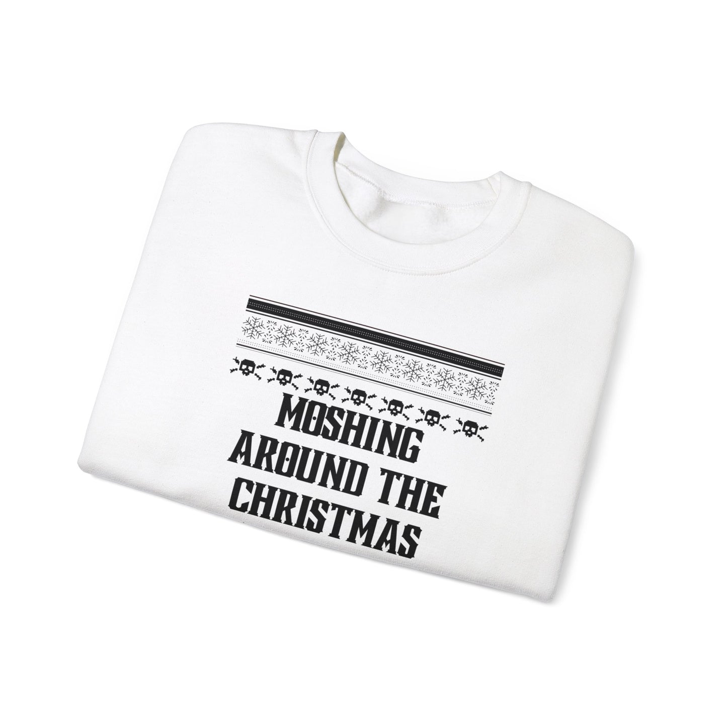 Moshing Around The Christmas Tree Unisex Heavy Blend™ Crewneck Sweatshirt