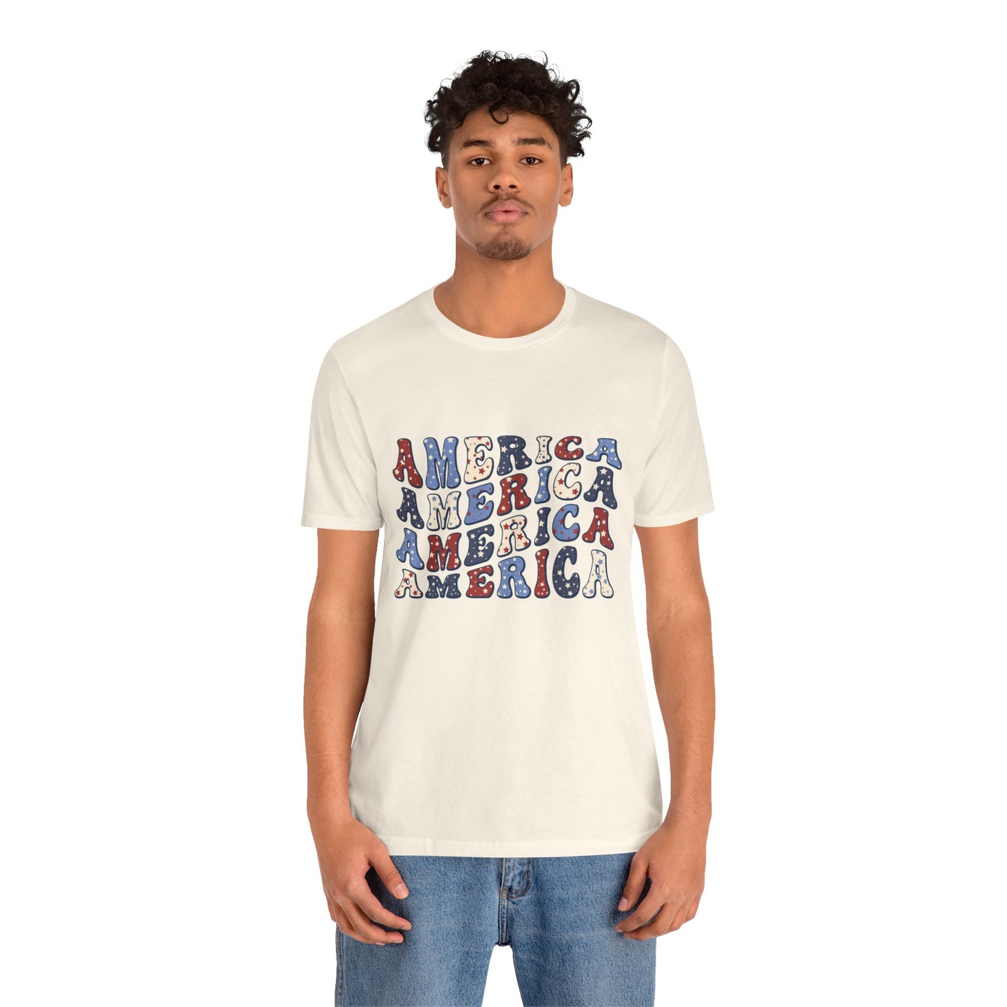 America America Unisex Jersey Short Sleeve Tee