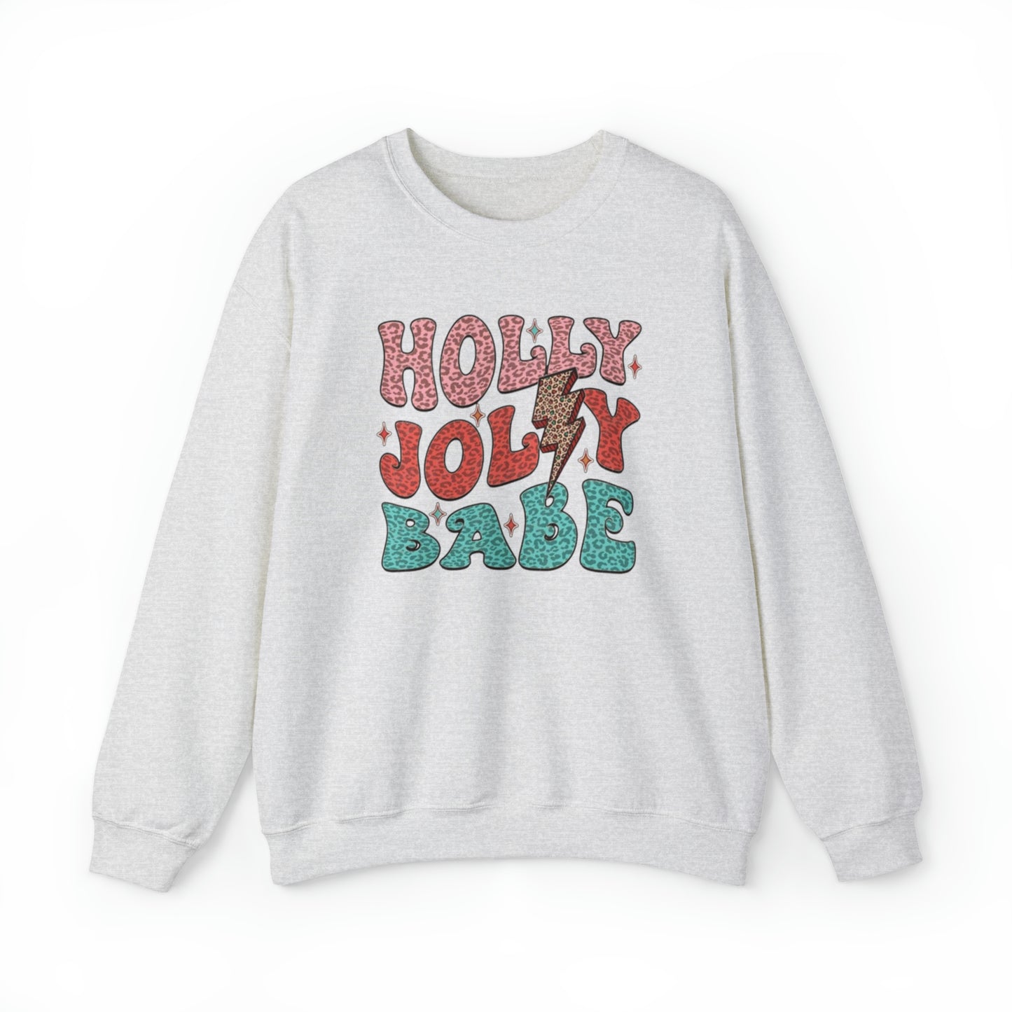 Holly Jolly Babe Unisex Heavy Blend™ Crewneck Sweatshirt