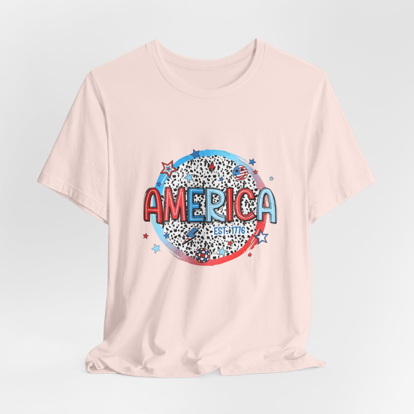 America Est 1776 Unisex Jersey Short Sleeve Tee