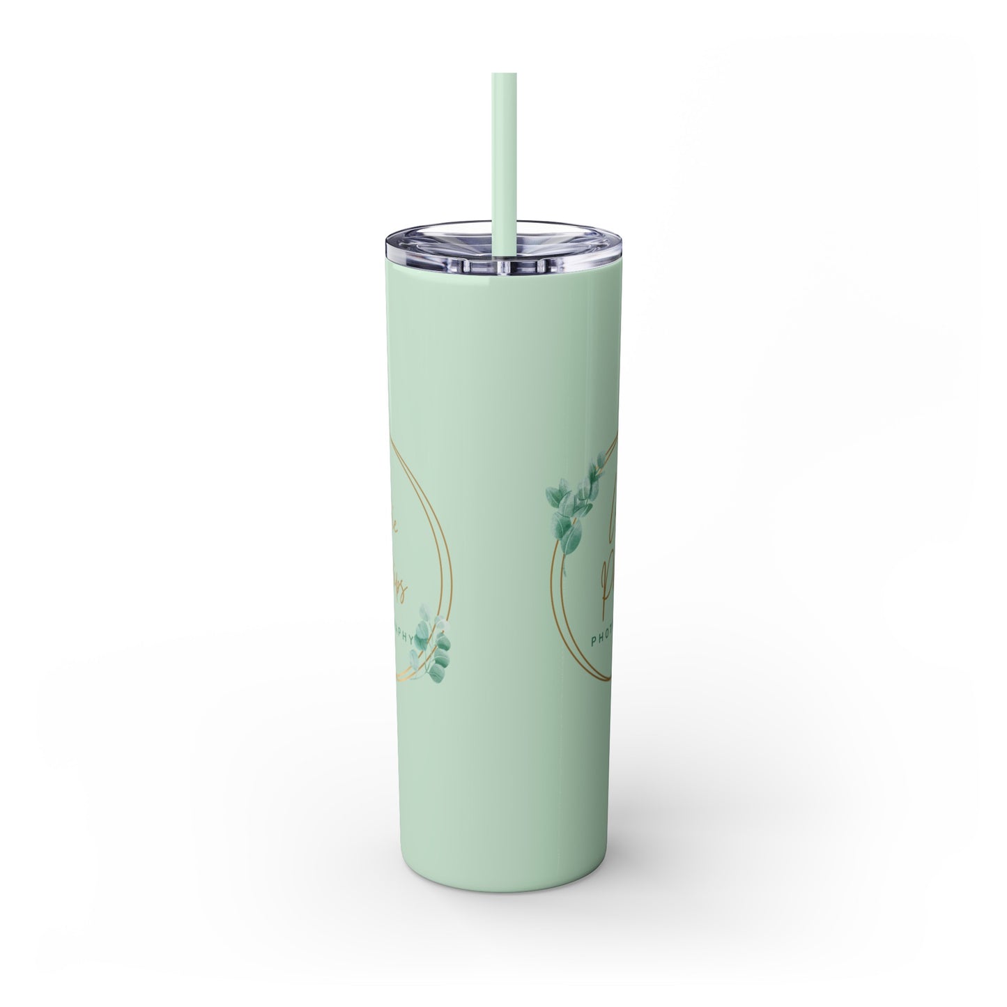 Leslie Phillips Photography Skinny Tumbler with Straw, 20oz