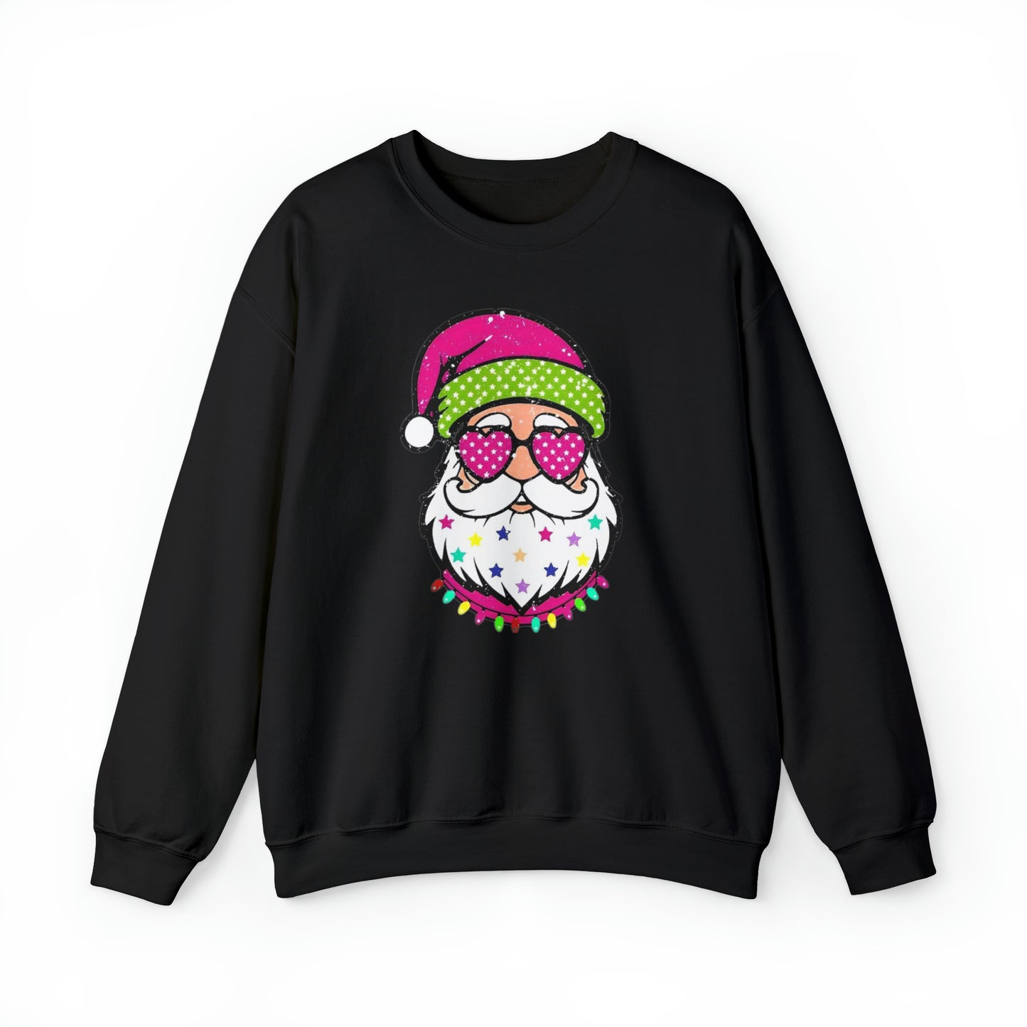 Colorful Santa Unisex Heavy Blend™ Crewneck Sweatshirt