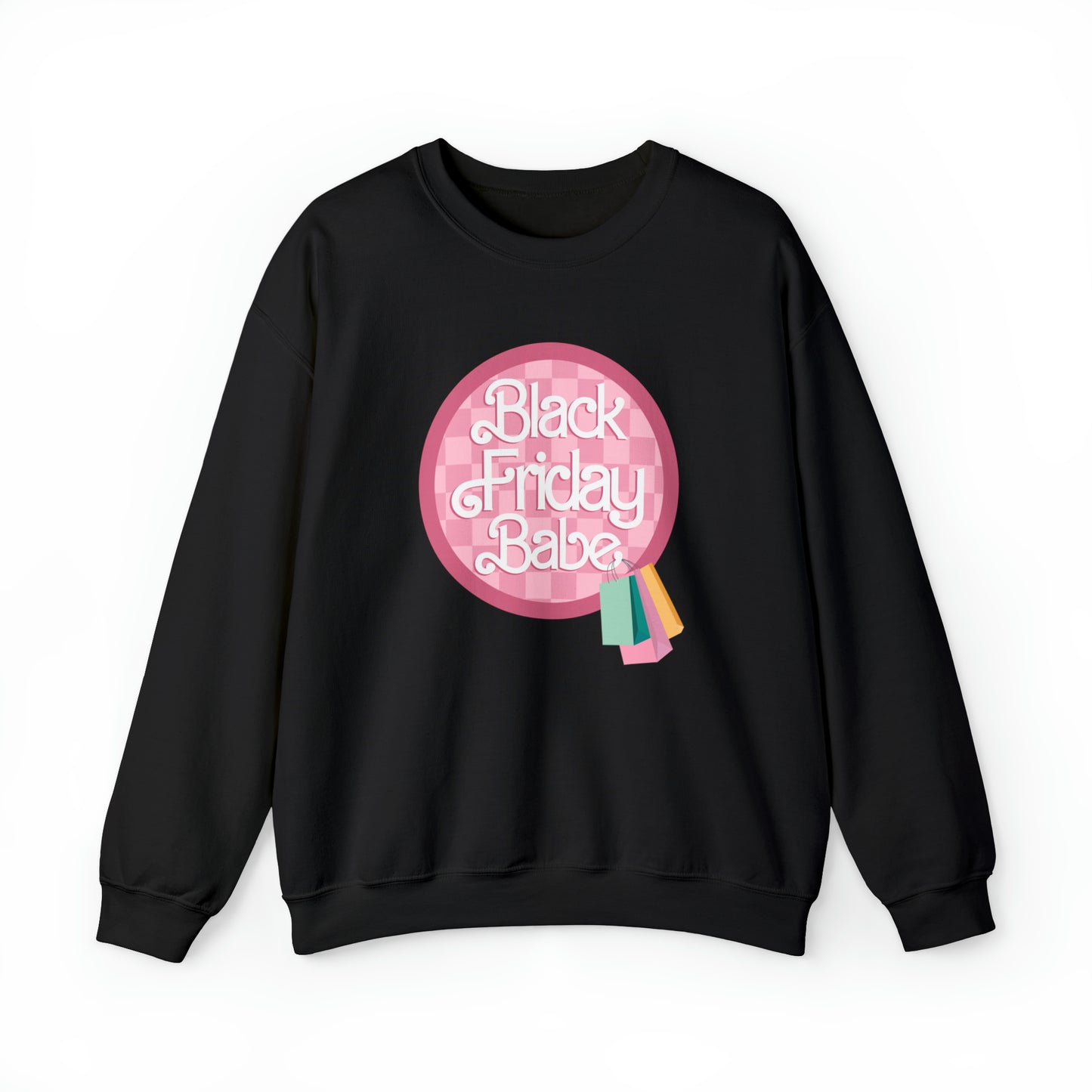 Black Friday Babe Unisex Heavy Blend™ Crewneck Sweatshirt