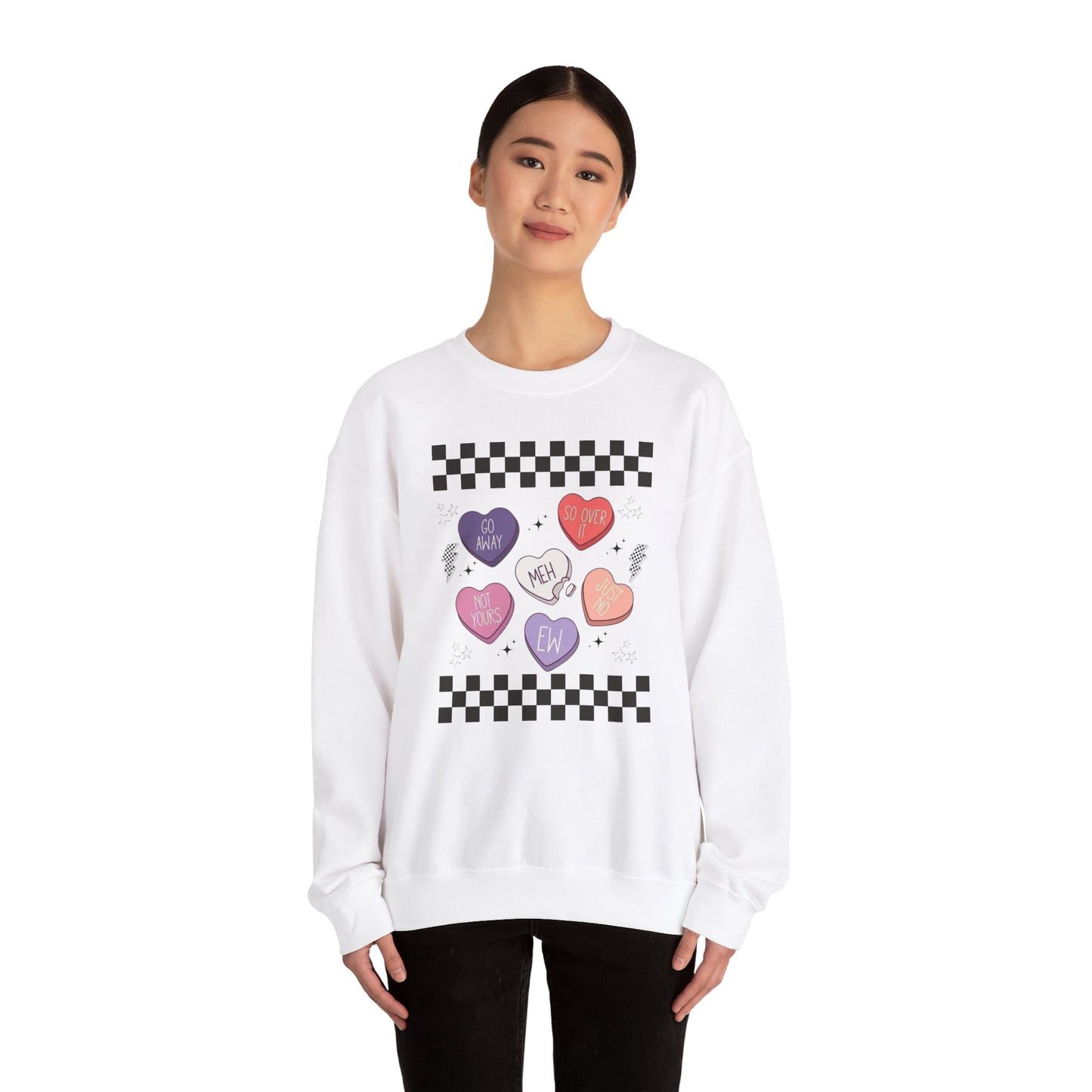 Anti-Valentine Unisex Heavy Blend™ Crewneck Sweatshirt