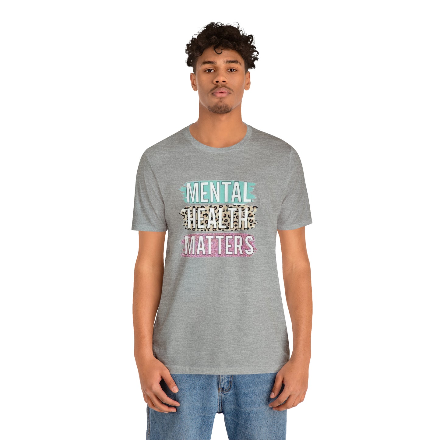 Mental Health Matters Unisex Jersey Short Sleeve Tee