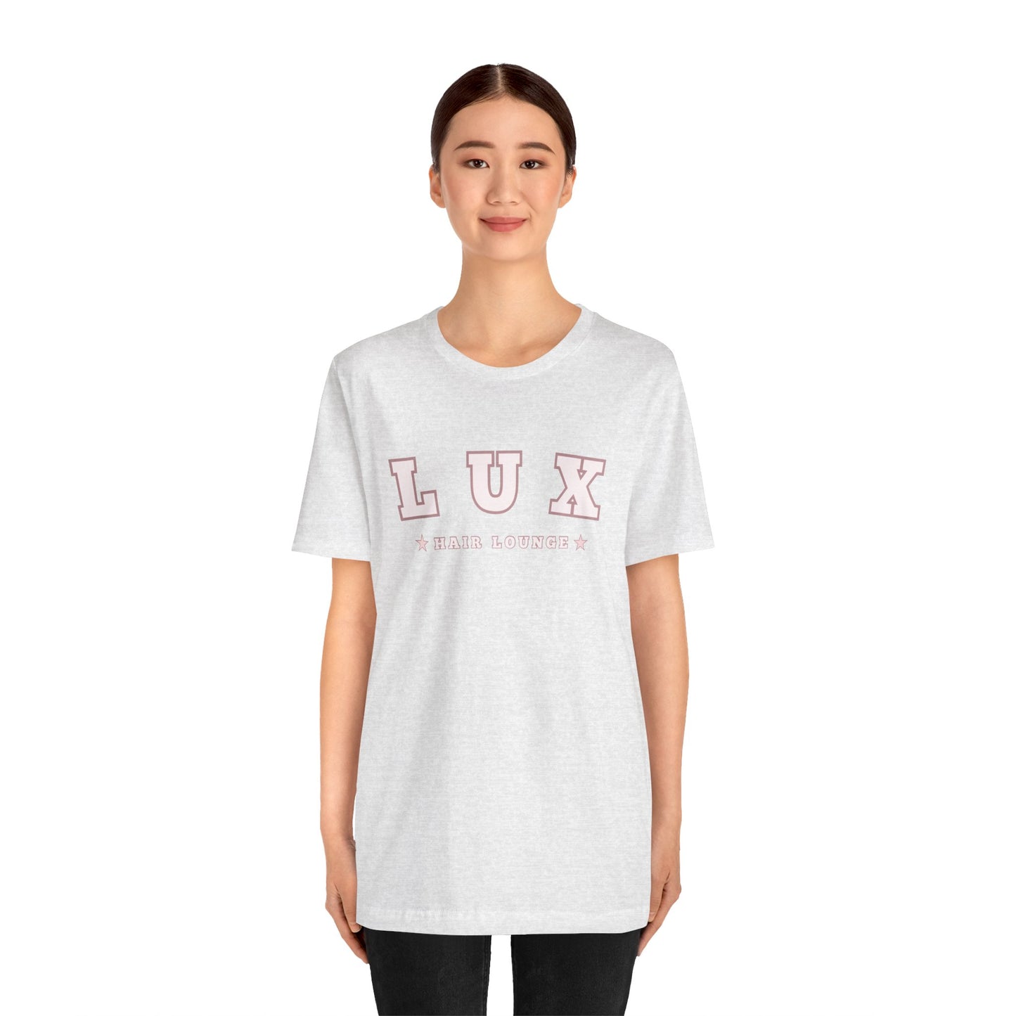 LUX Hair Lounge Unisex Jersey Short Sleeve Tee