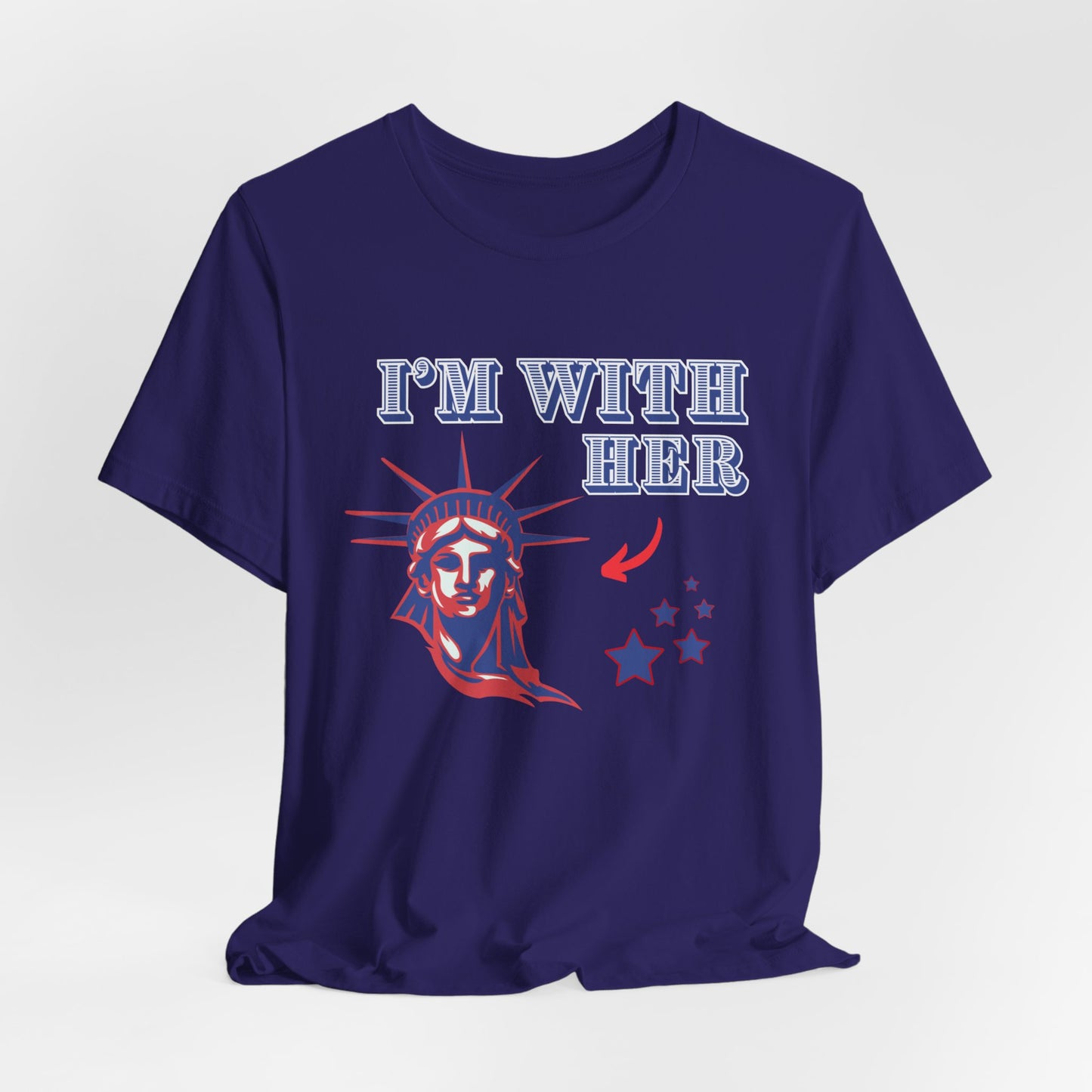 I’m With Her Unisex Jersey Short Sleeve Tee