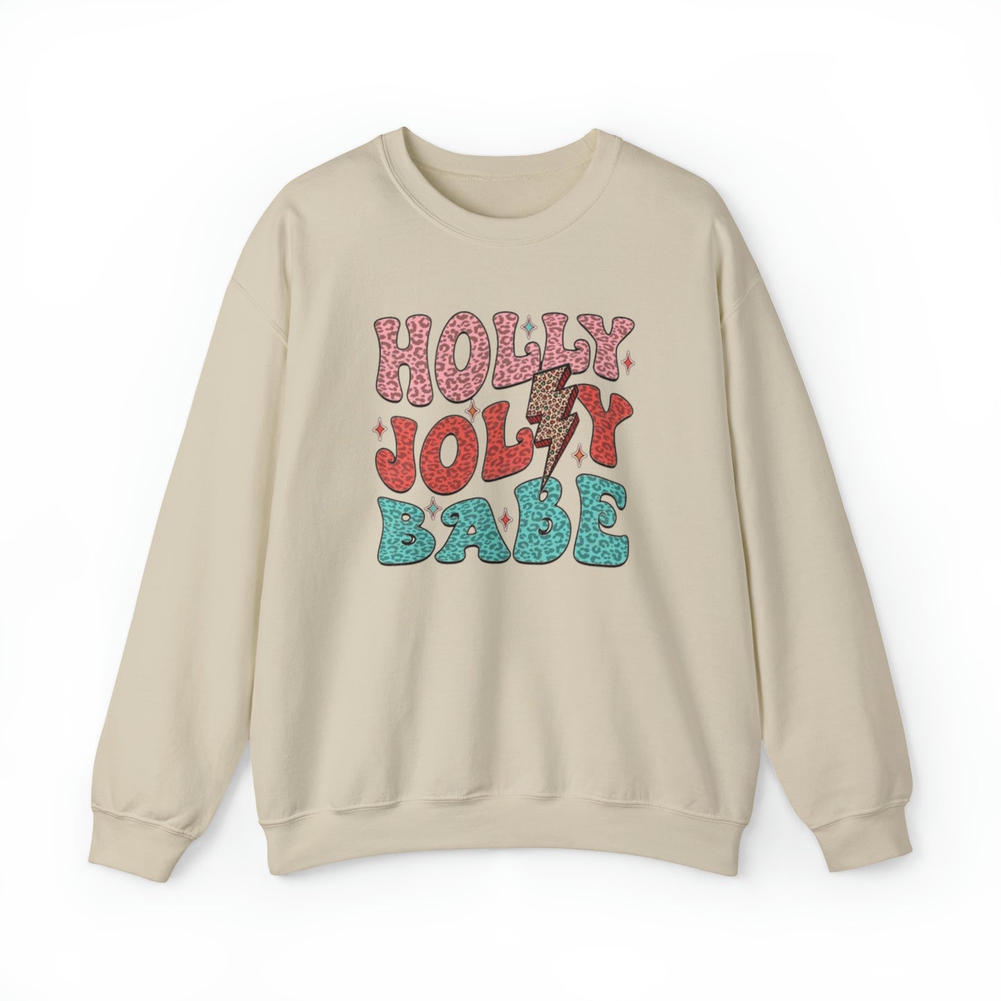 Holly Jolly Babe Unisex Heavy Blend™ Crewneck Sweatshirt