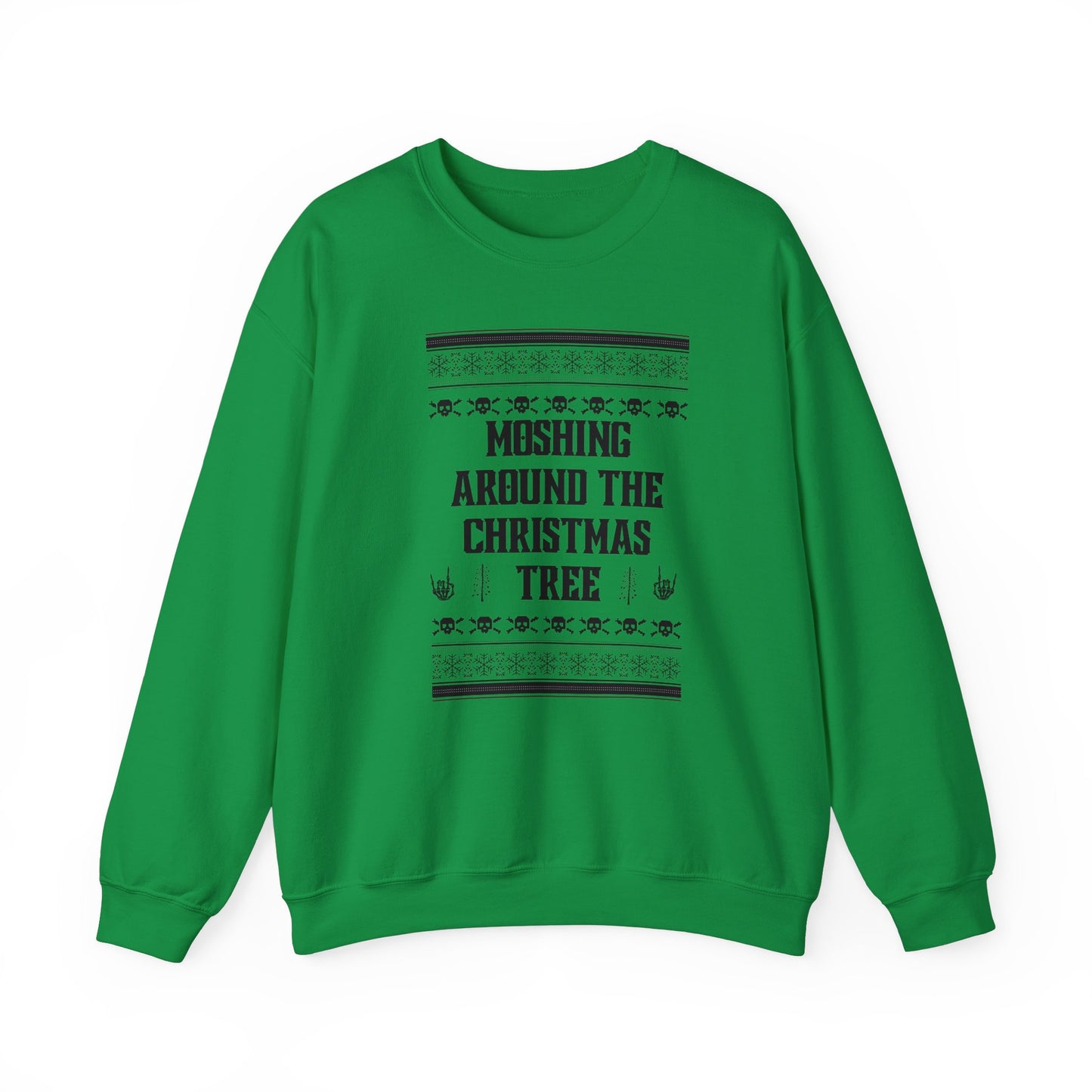 Moshing Around The Christmas Tree Unisex Heavy Blend™ Crewneck Sweatshirt