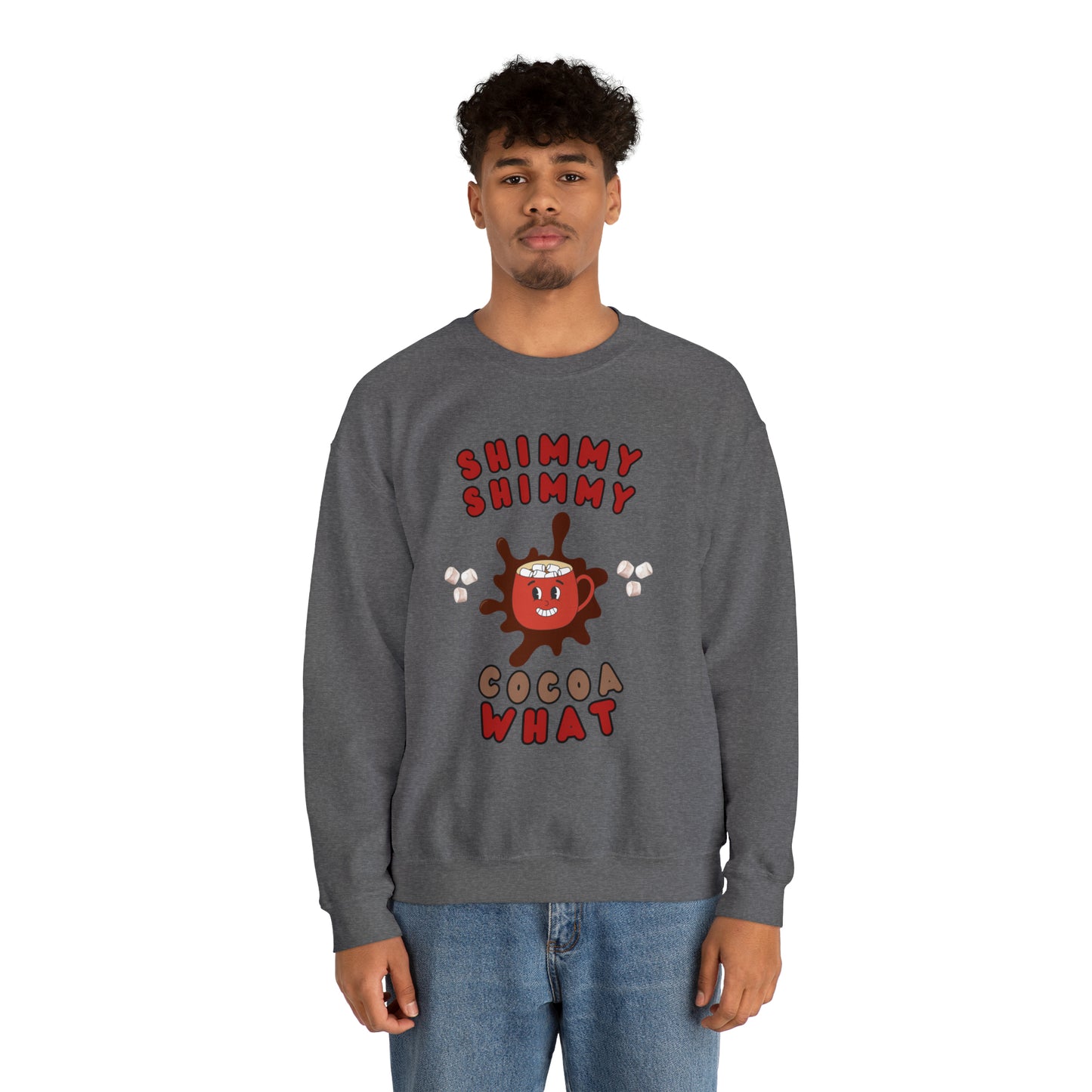 Shimmy Shimmy CoCoa What Unisex Heavy Blend™ Crewneck Sweatshirt