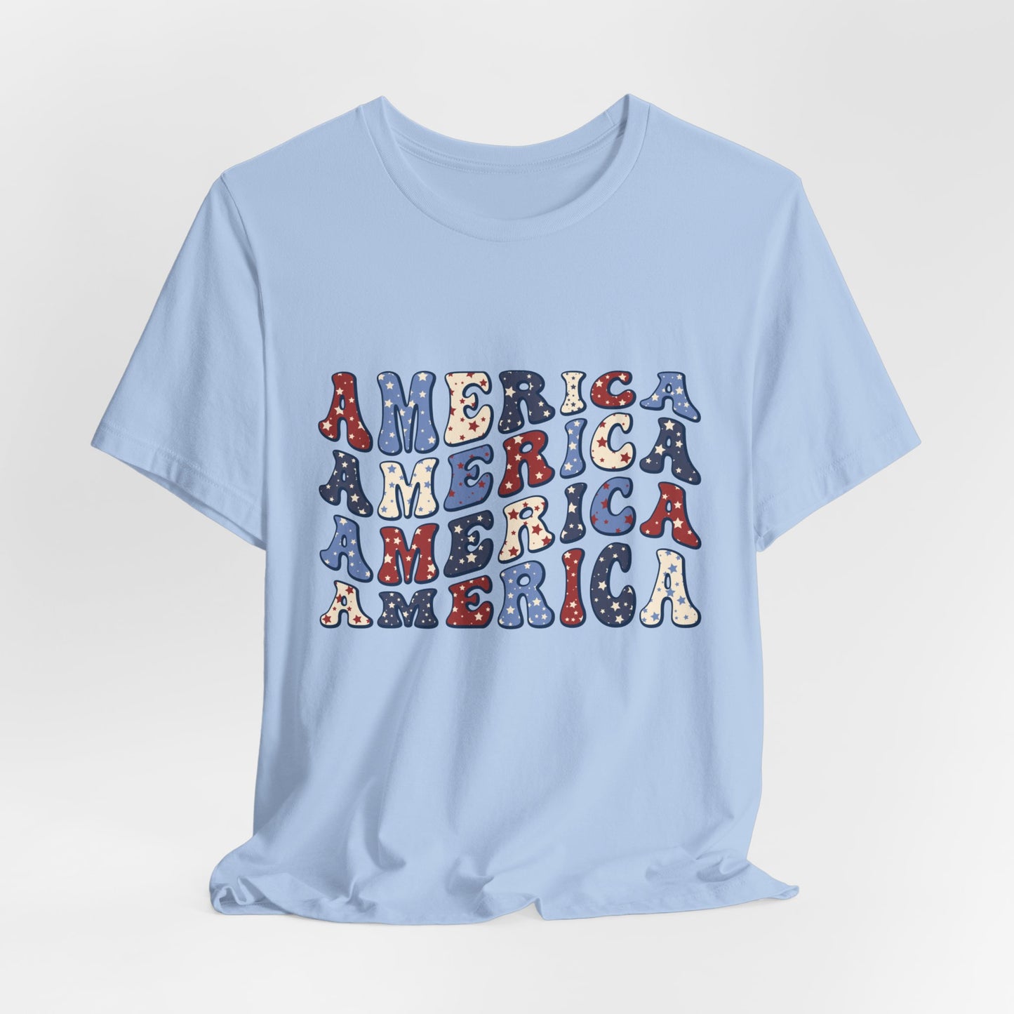 America America Unisex Jersey Short Sleeve Tee