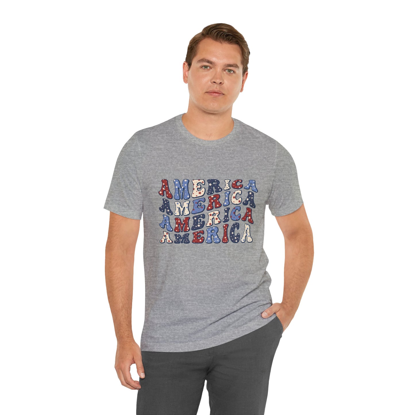 America America Unisex Jersey Short Sleeve Tee