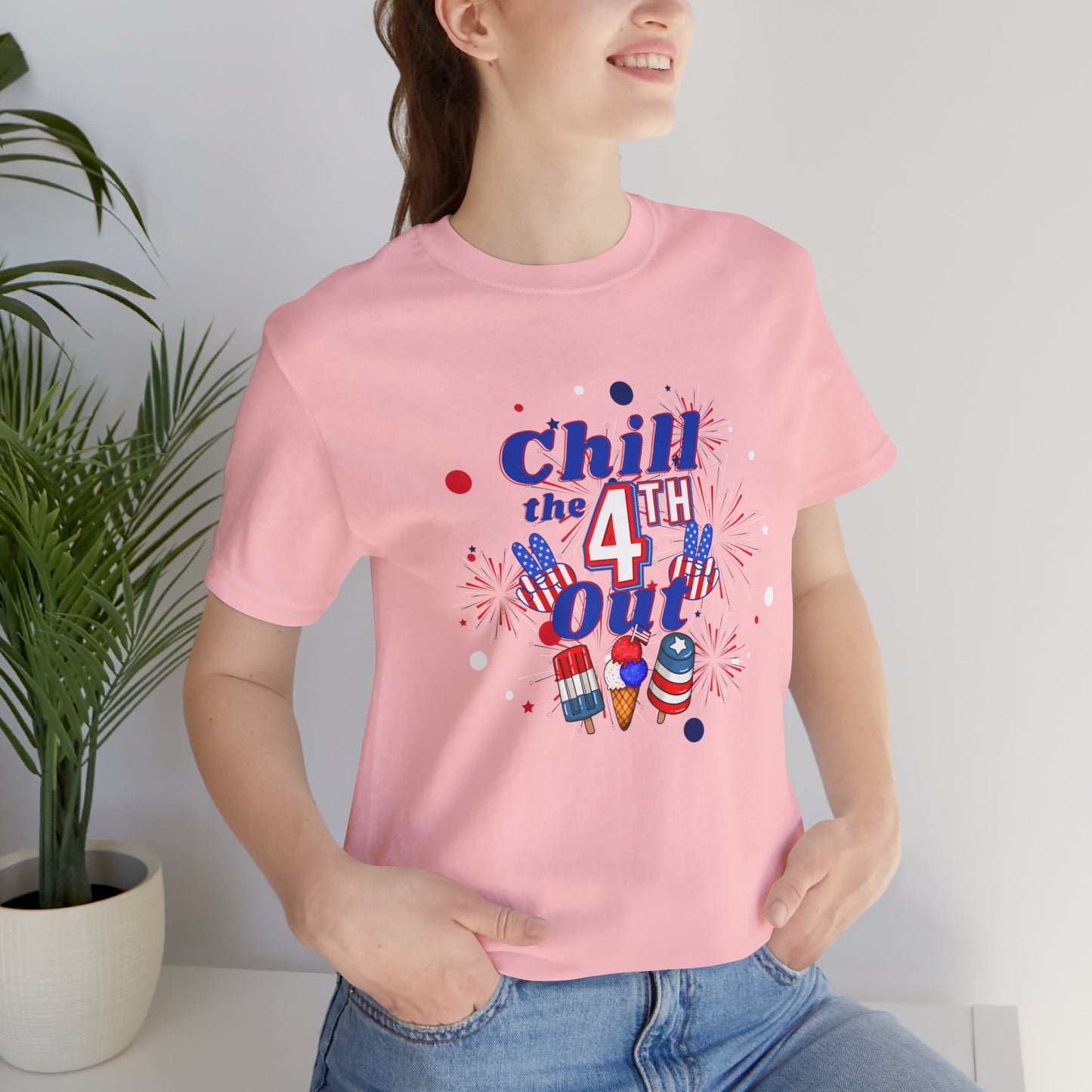 Chill the 4th Out Unisex Jersey Short Sleeve Tee