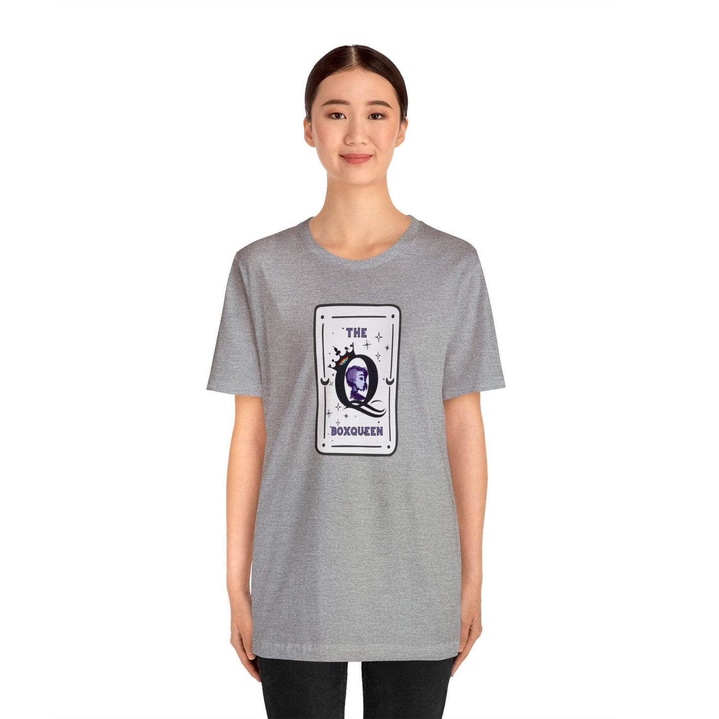 The BoxQueen Tarot Card Unisex Jersey Short Sleeve Tee