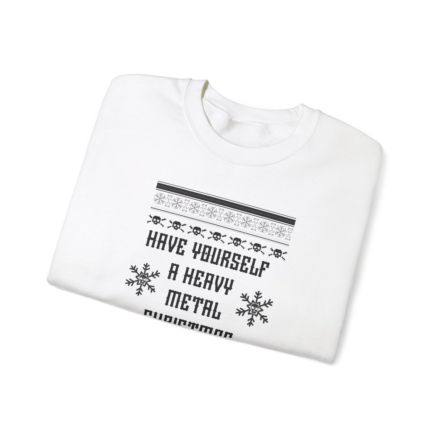 Have Yourself A Heavy Metal Christmas Unisex Heavy Blend™ Crewneck Sweatshirt