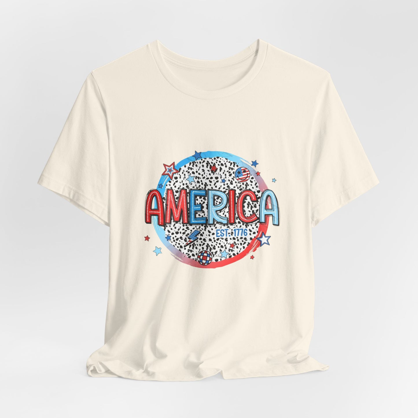 America Est 1776 Unisex Jersey Short Sleeve Tee