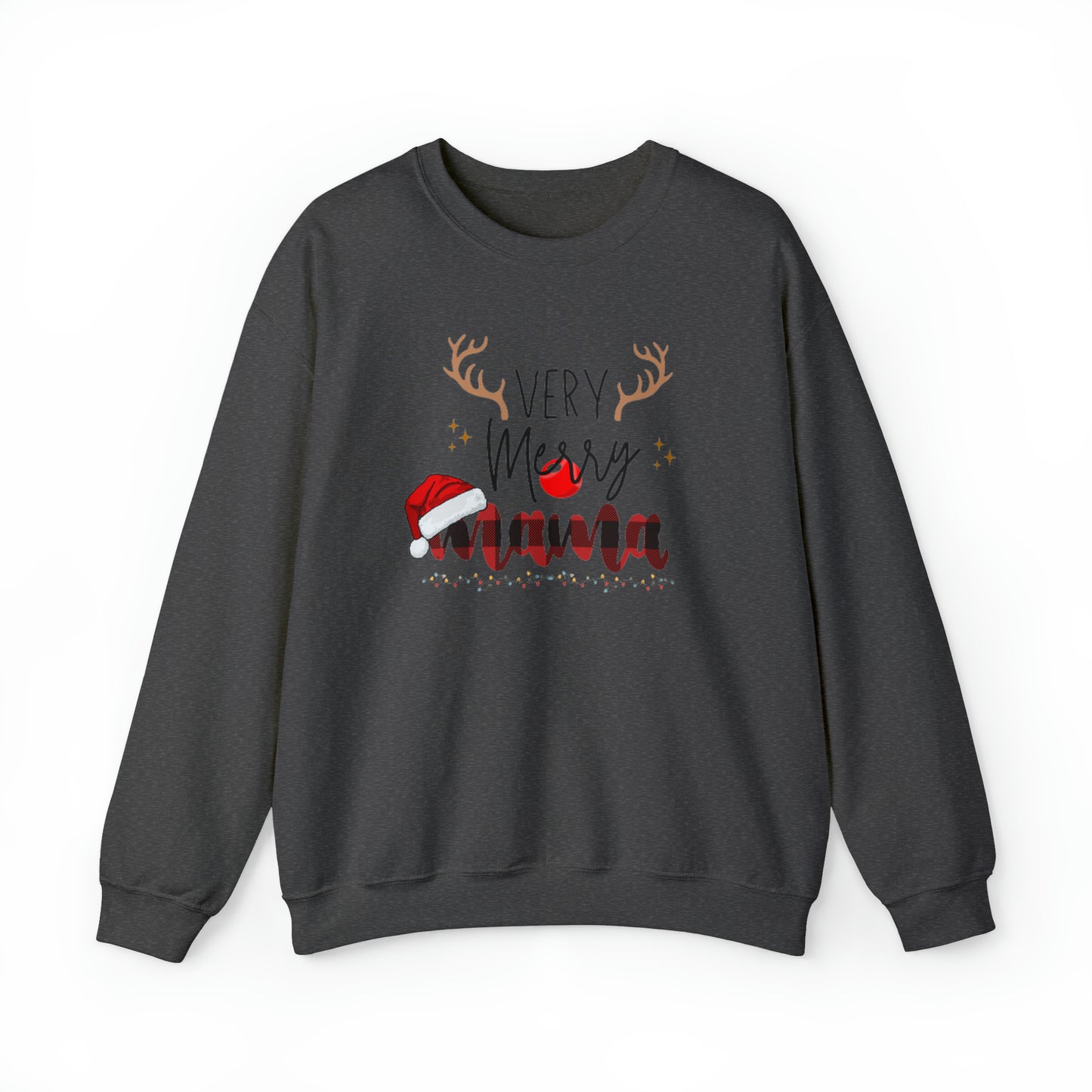 Very Merry Mama Unisex Heavy Blend™ Crewneck Sweatshirt