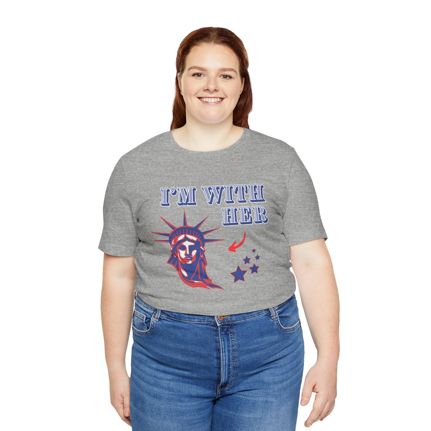 I’m With Her Unisex Jersey Short Sleeve Tee