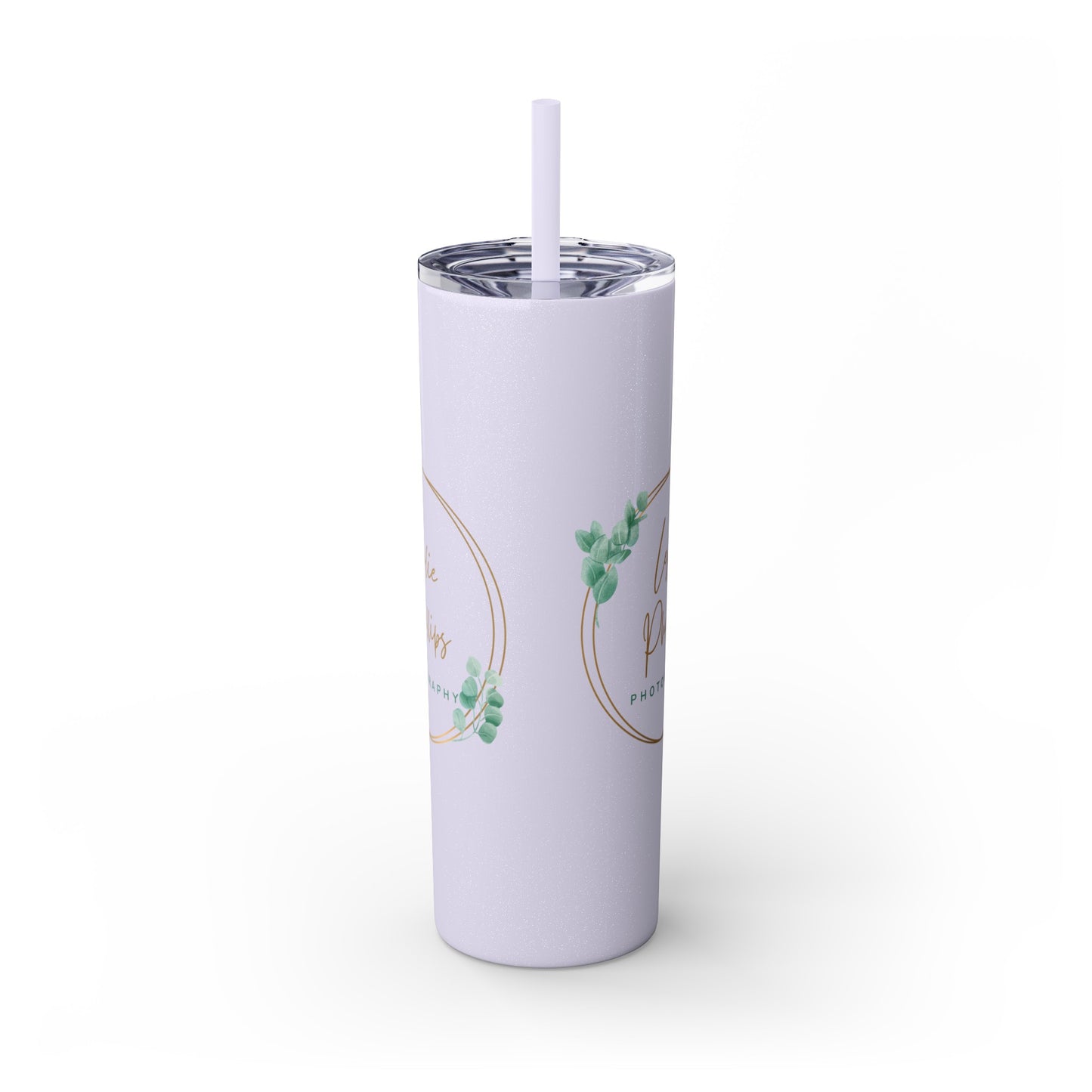 Leslie Phillips Photography Skinny Tumbler with Straw, 20oz