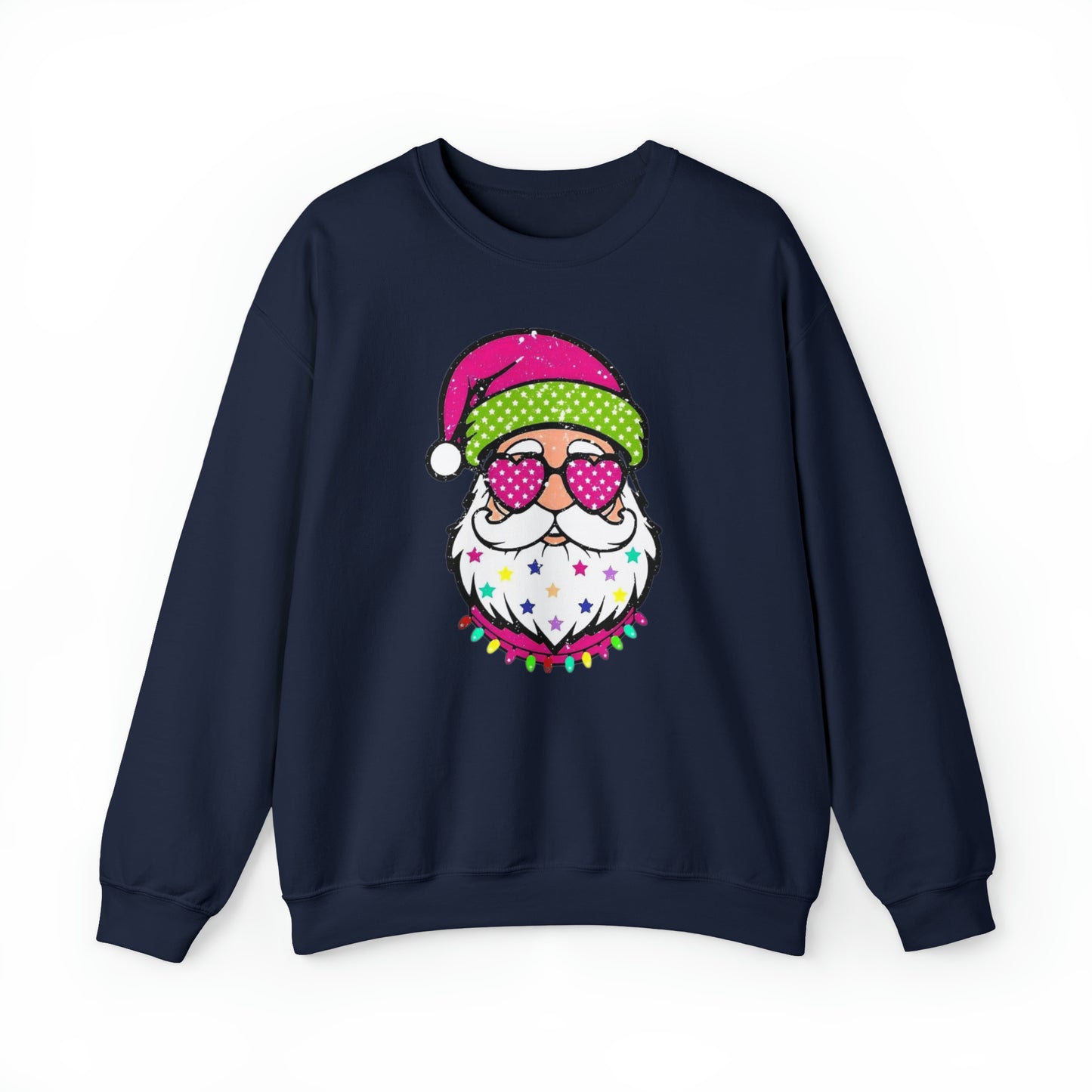 Colorful Santa Unisex Heavy Blend™ Crewneck Sweatshirt