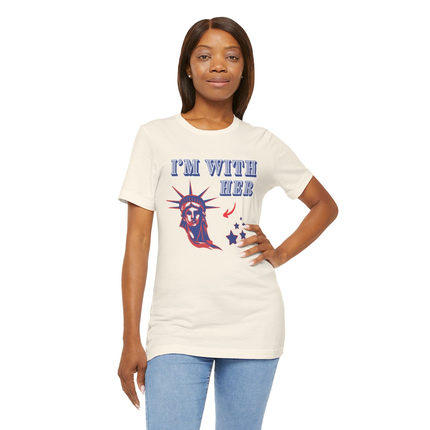 I’m With Her Unisex Jersey Short Sleeve Tee